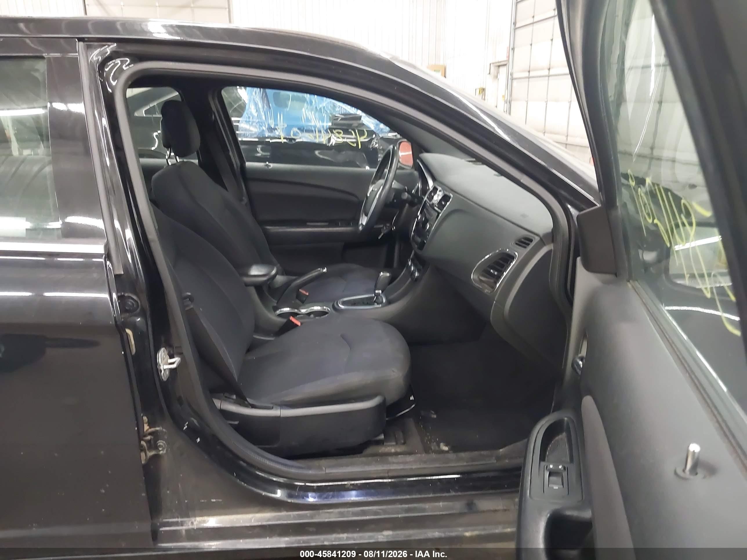 2013 Chrysler 200 Touring Black vin: 1C3CCBBB5DN745449