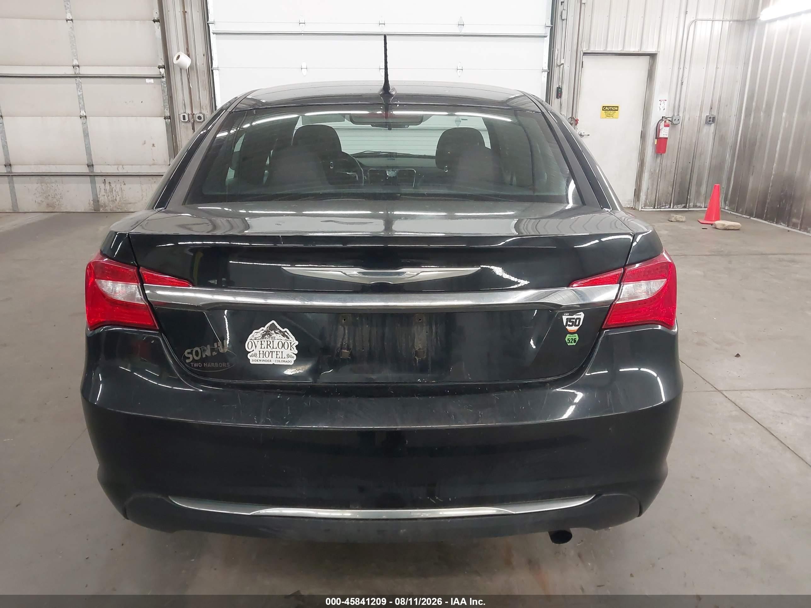 2013 Chrysler 200 Touring Black vin: 1C3CCBBB5DN745449