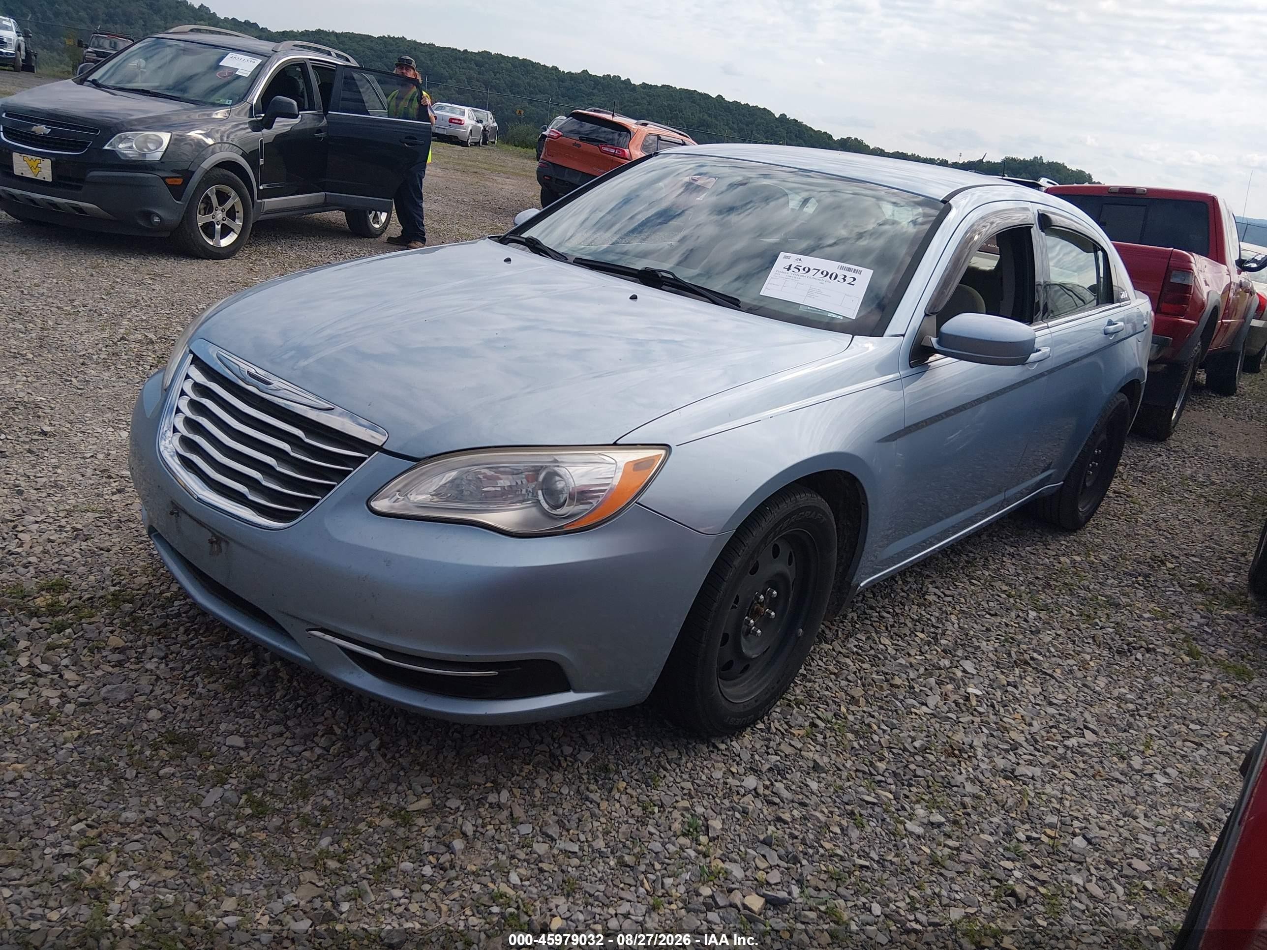 2012 Chrysler 200 Touring Light Blue vin: 1C3CCBBB6CN210631