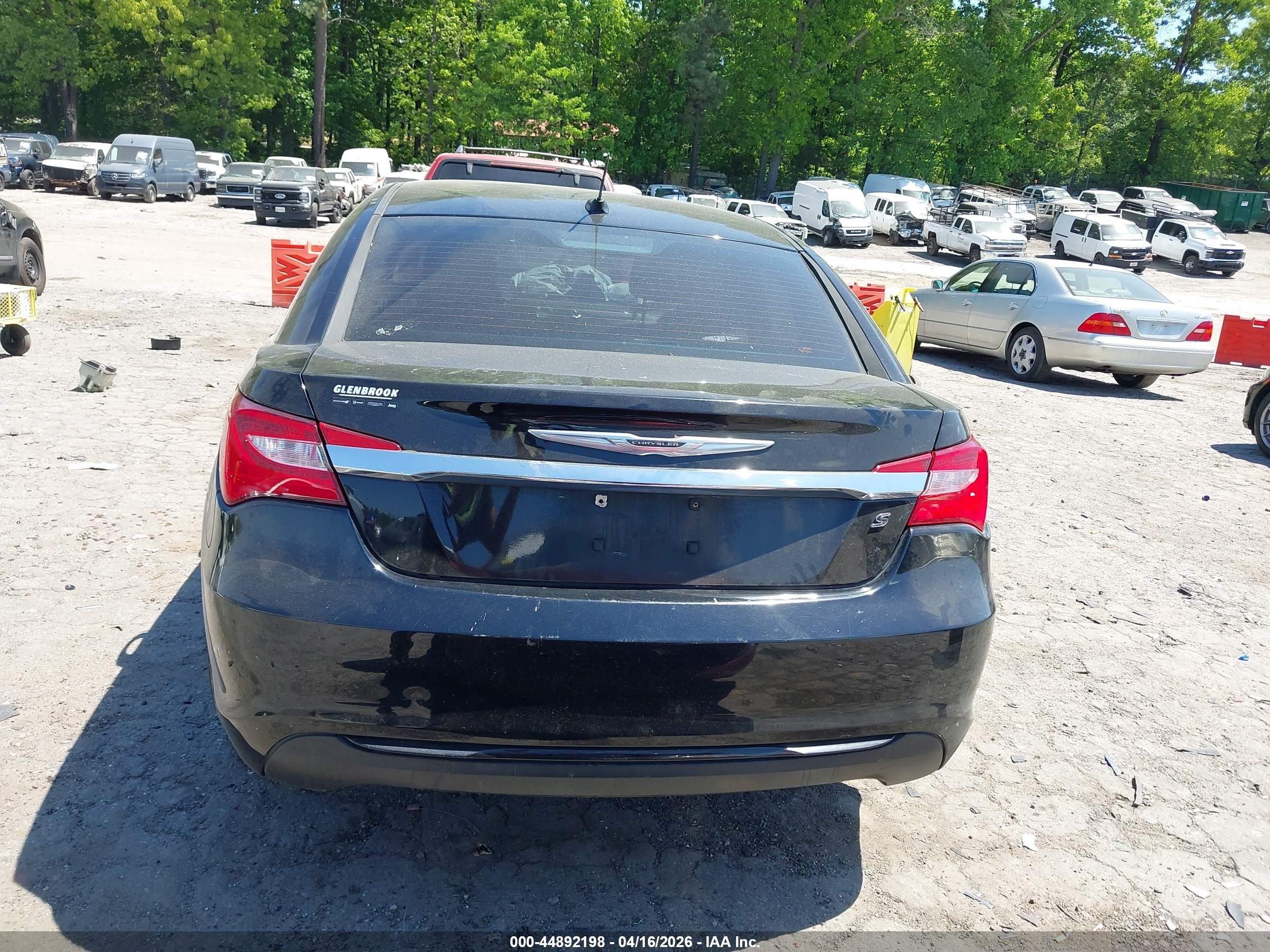 2013 Chrysler 200 Touring Black vin: 1C3CCBBB6DN595836