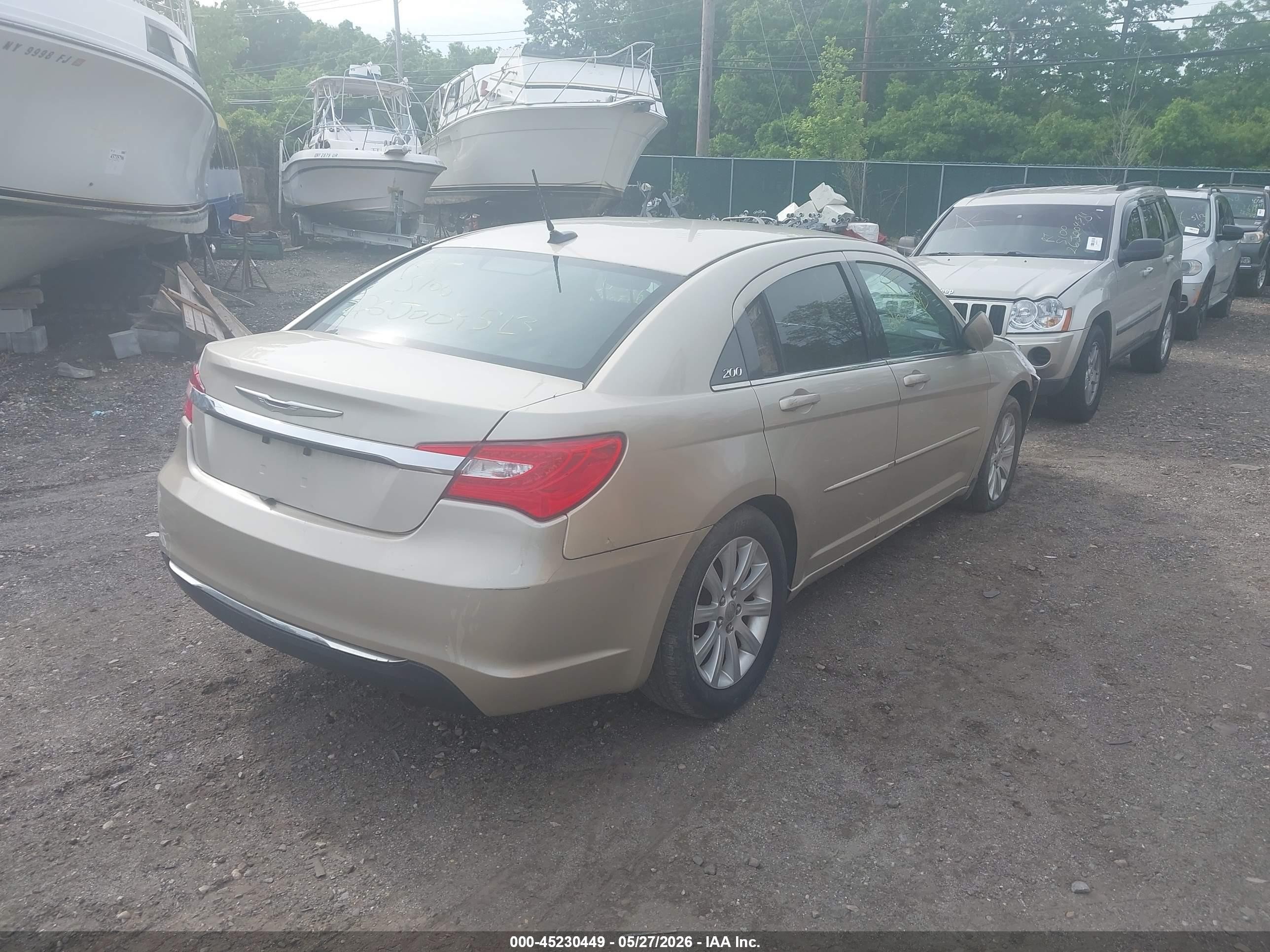 2013 Chrysler 200 Touring Gold vin: 1C3CCBBB6DN639124