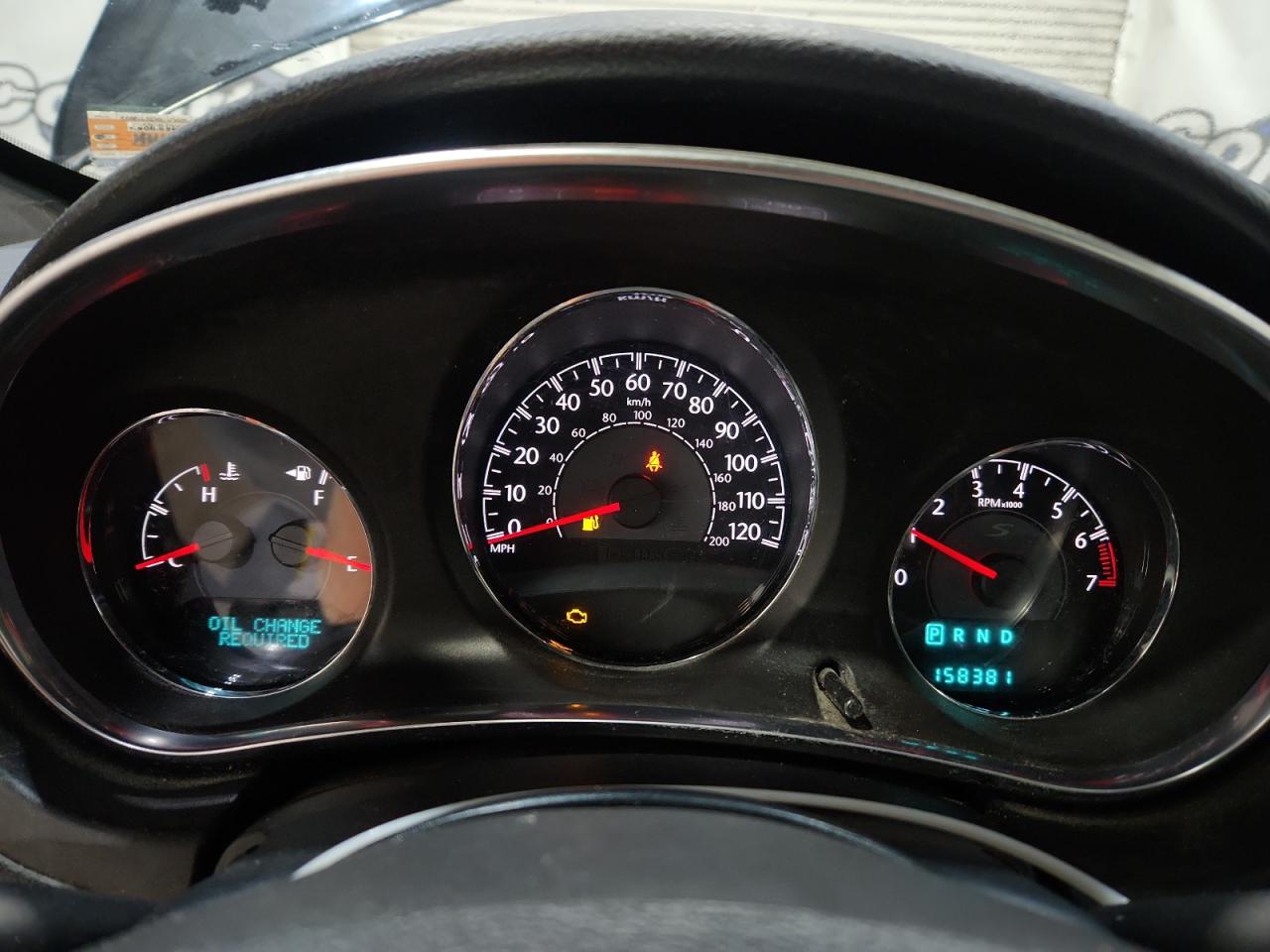 2013 Chrysler 200 Touring Black vin: 1C3CCBBB6DN651290 Damage: Warning Light - Engine, On, Unacceptable