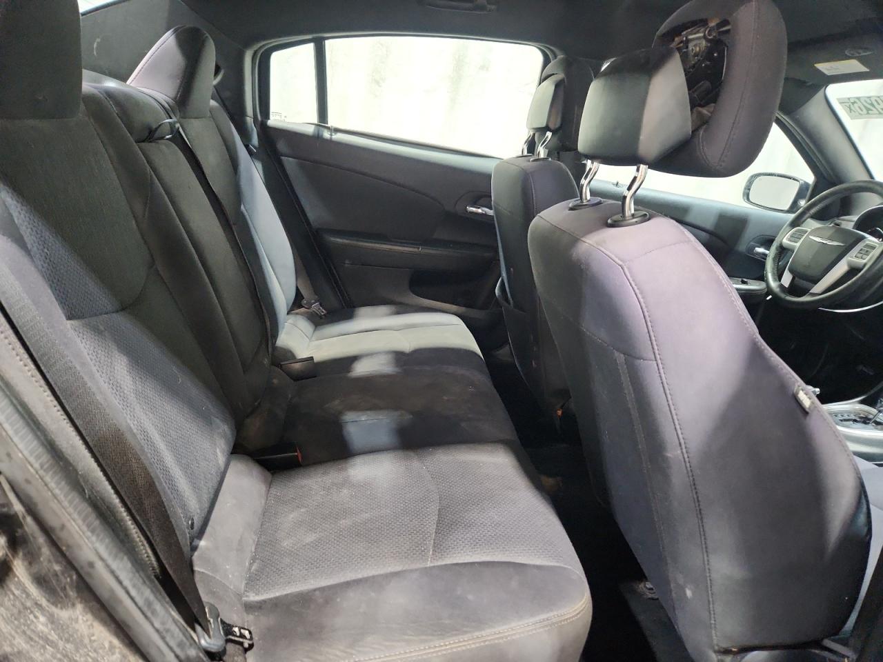 2013 Chrysler 200 Touring Black vin: 1C3CCBBB6DN651290 Damage: Right Front Headrest, Loose, Repair Required