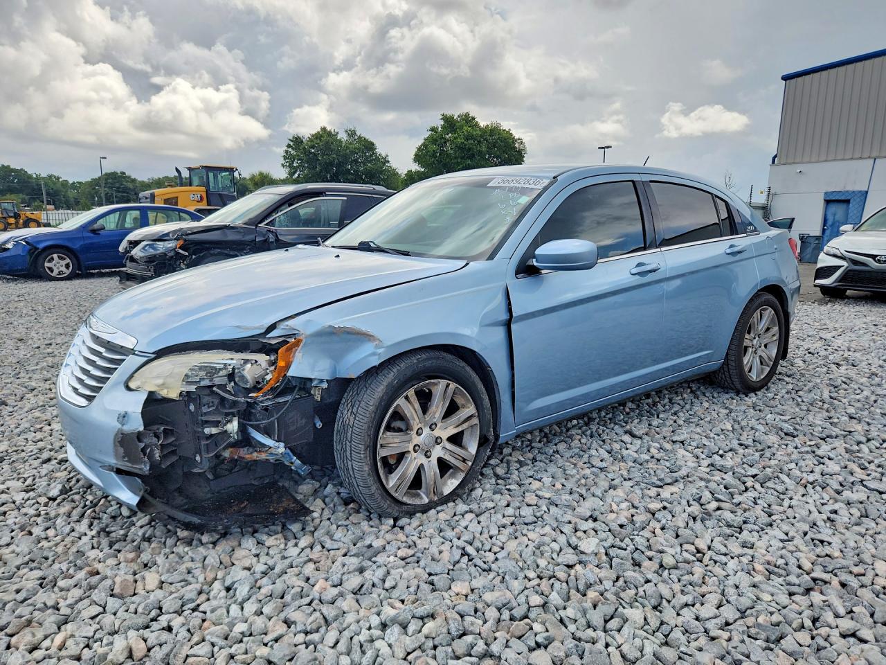 2013 Chrysler 200 Touring Blue vin: 1C3CCBBB6DN676383