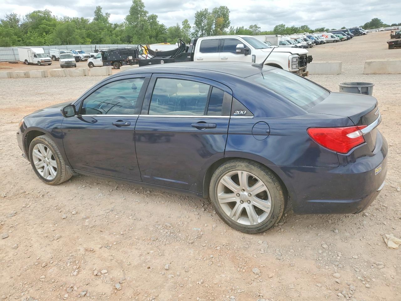 2014 Chrysler 200 Touring Blue vin: 1C3CCBBB6EN165144