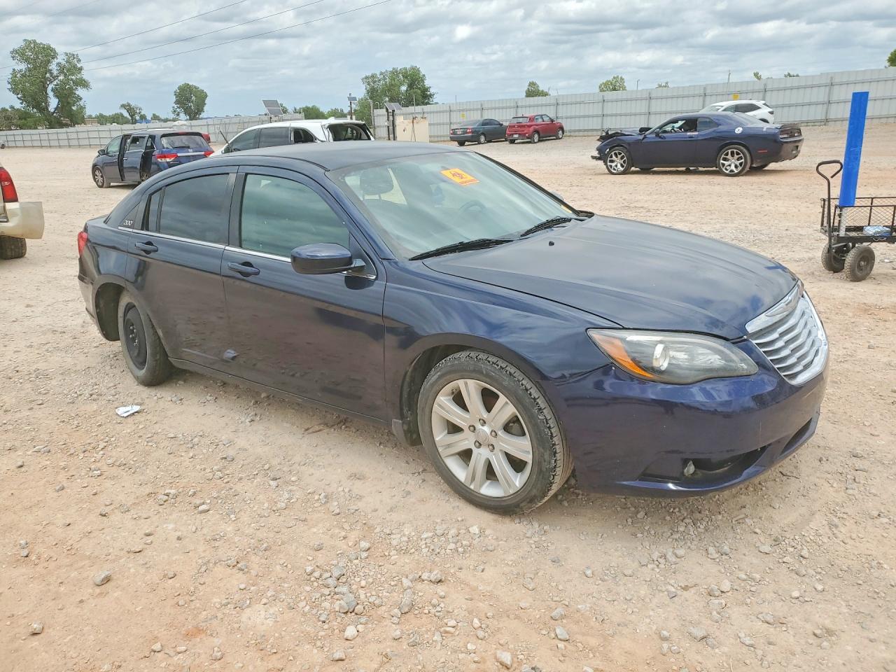 2014 Chrysler 200 Touring Blue vin: 1C3CCBBB6EN165144