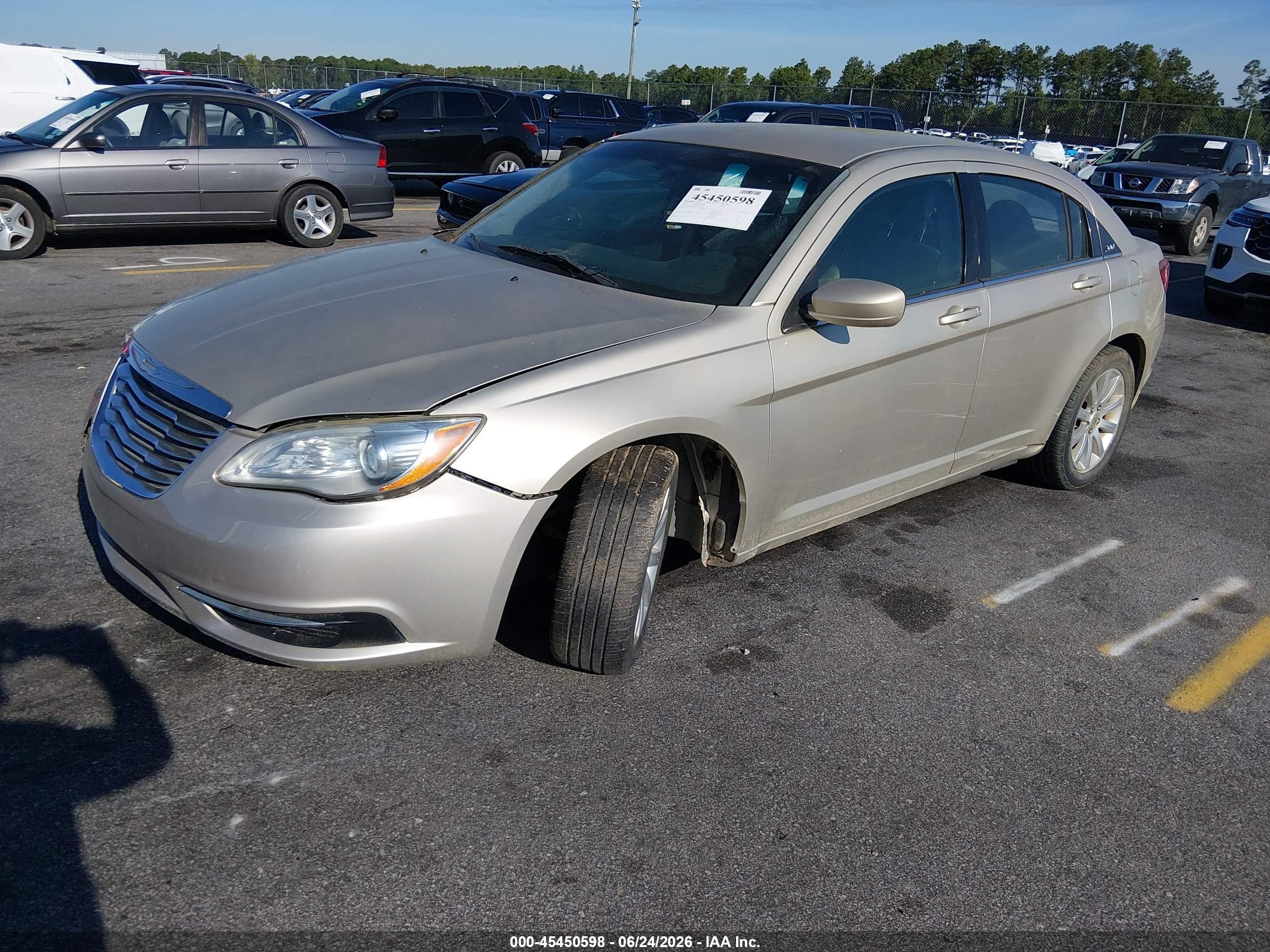 2014 Chrysler 200 Touring Tan vin: 1C3CCBBB6EN171770
