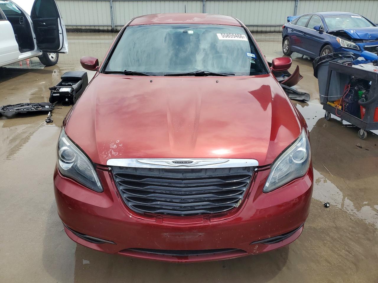 2014 Chrysler 200 Touring Burgundy vin: 1C3CCBBB6EN197883