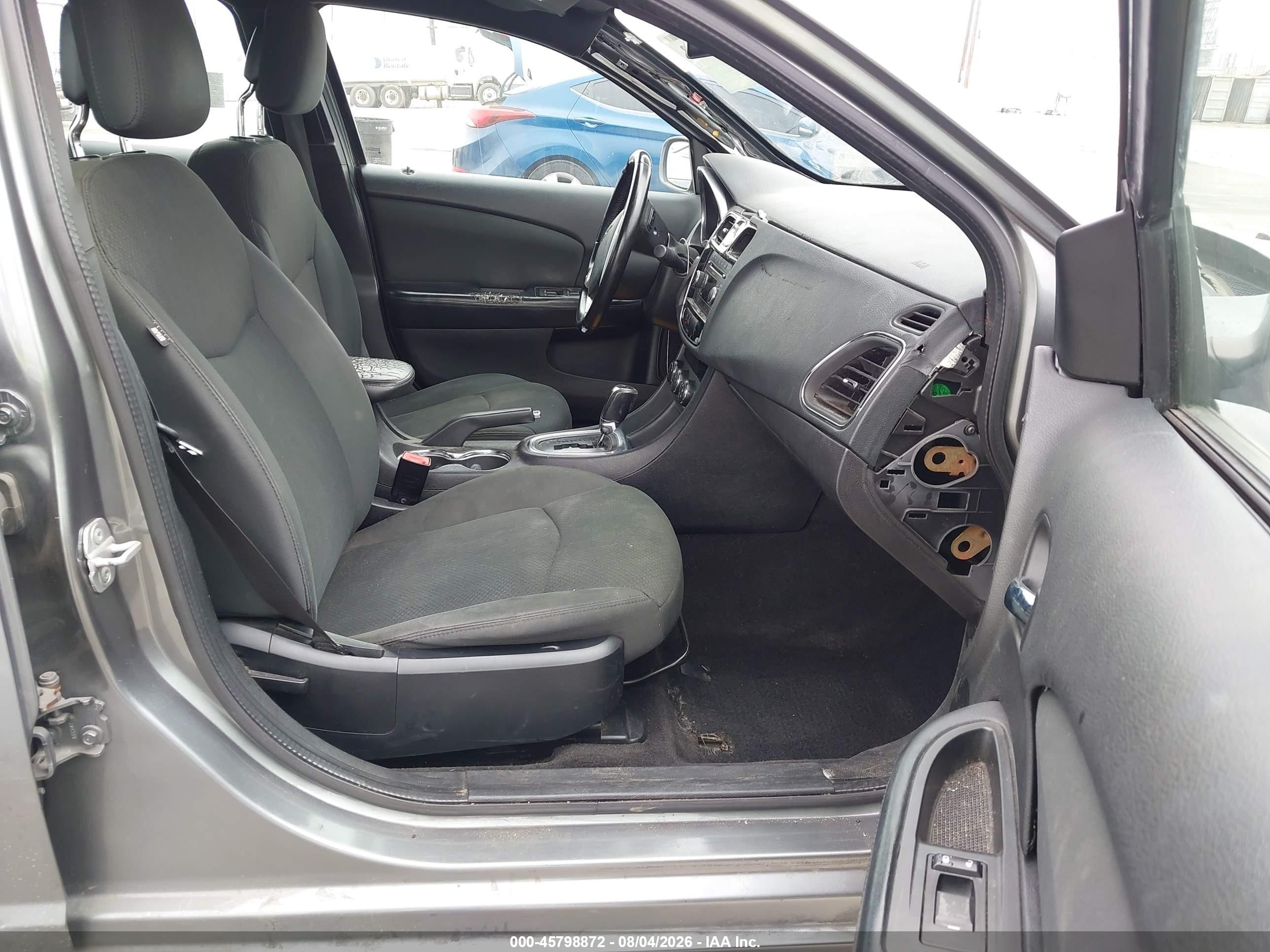 2012 Chrysler 200 Touring Серый vin: 1C3CCBBB7CN120632