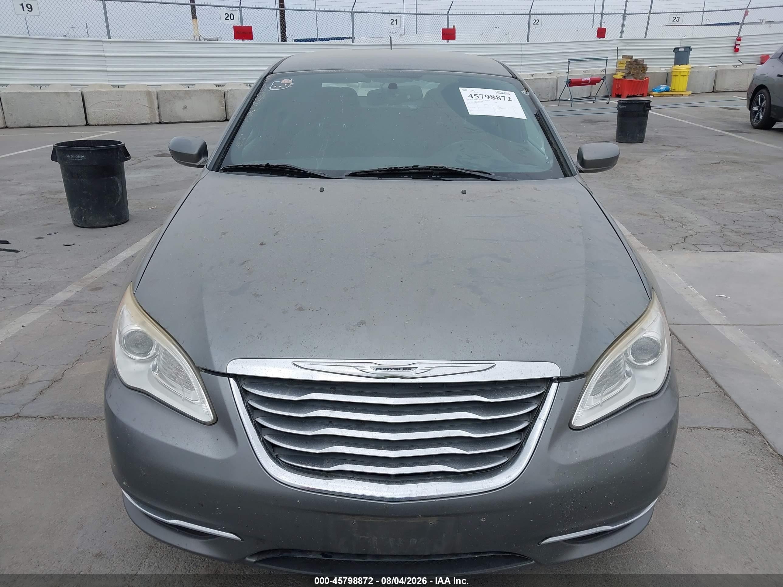 2012 Chrysler 200 Touring Серый vin: 1C3CCBBB7CN120632