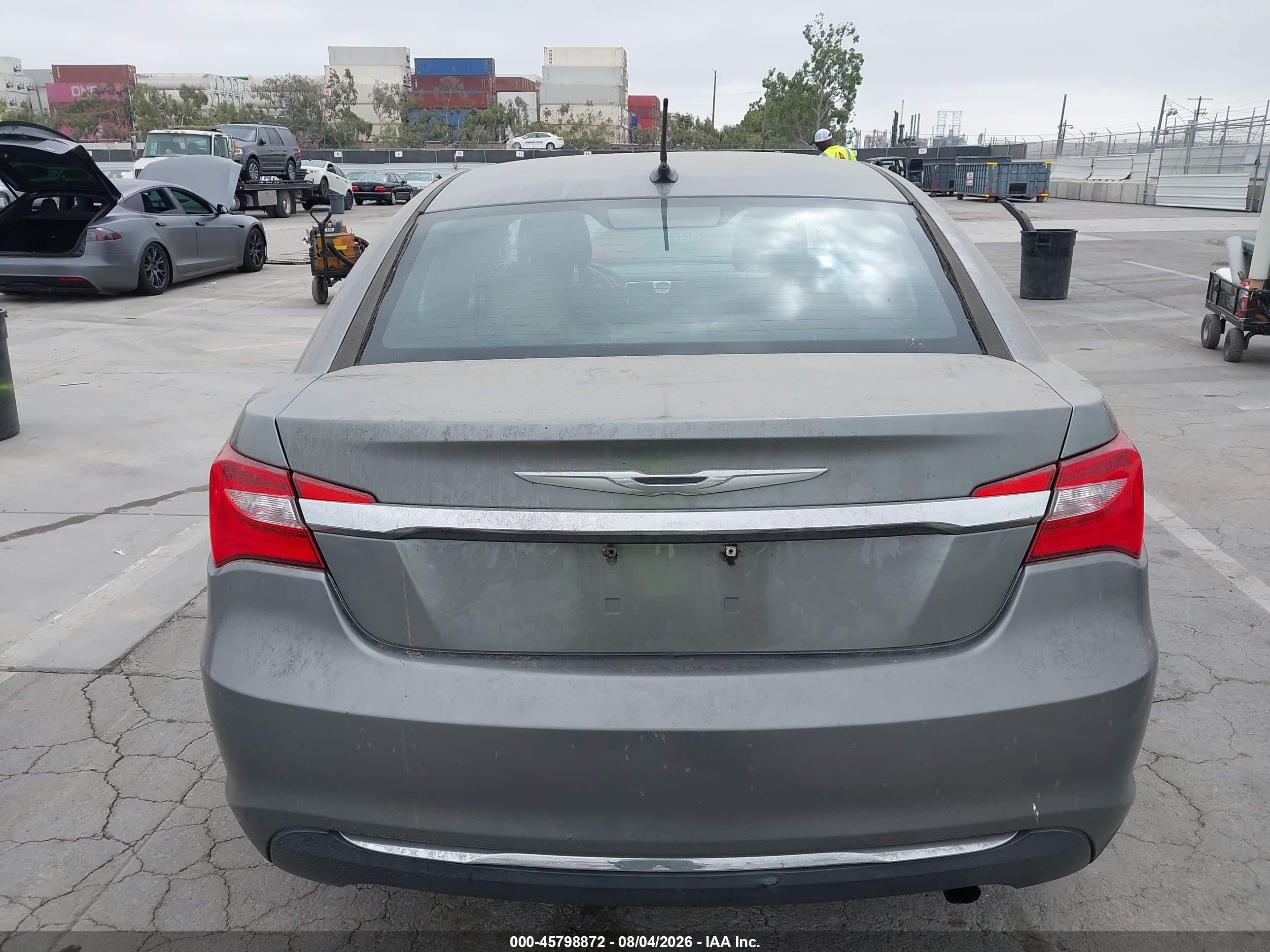 2012 Chrysler 200 Touring Серый vin: 1C3CCBBB7CN120632
