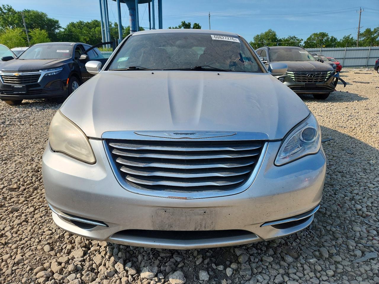 2012 Chrysler 200 Silver vin: 1C3CCBBB7CN175887