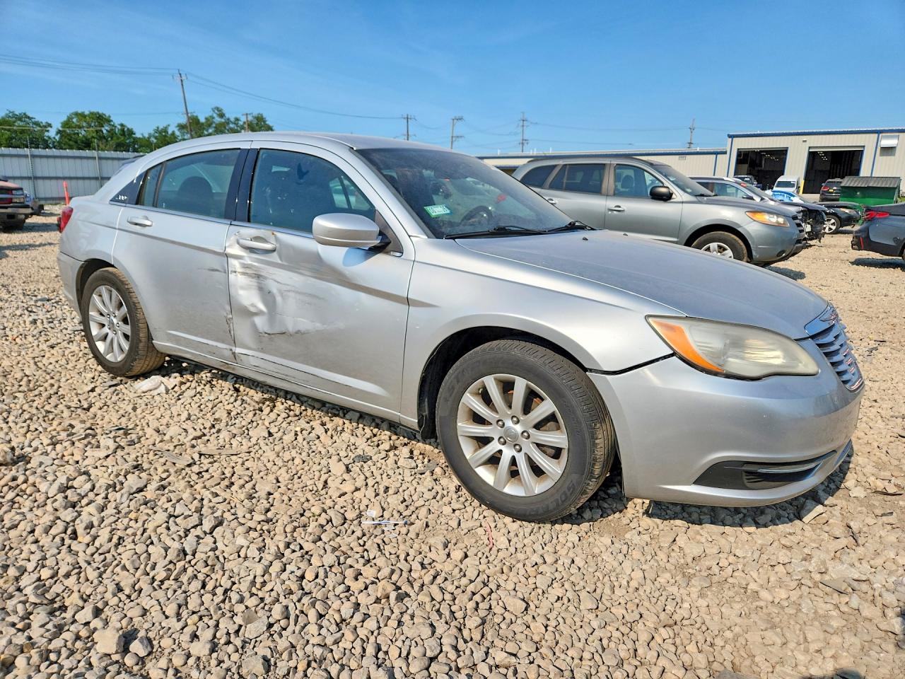 2012 Chrysler 200 Silver vin: 1C3CCBBB7CN175887