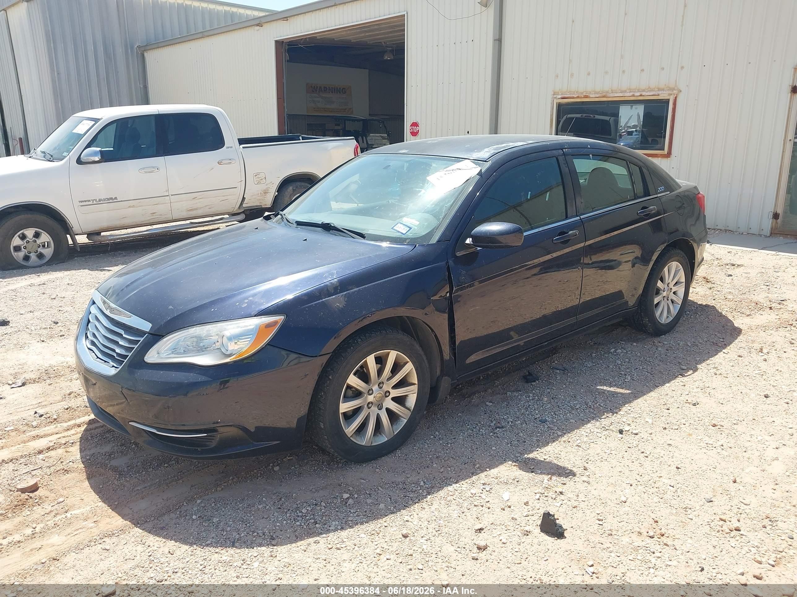 2012 Chrysler 200 Touring Dark Blue vin: 1C3CCBBB7CN283796
