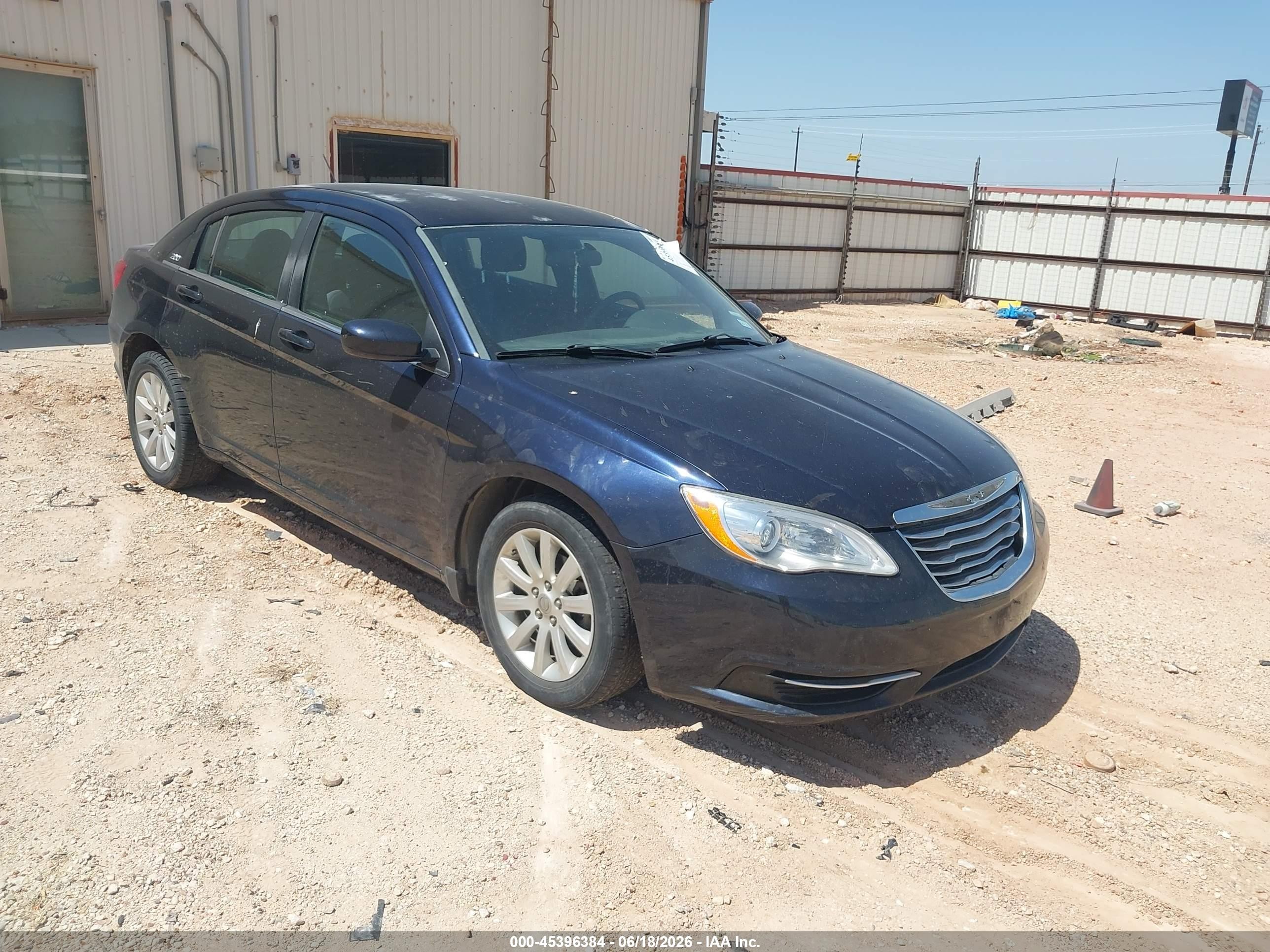 2012 Chrysler 200 Touring Dark Blue vin: 1C3CCBBB7CN283796