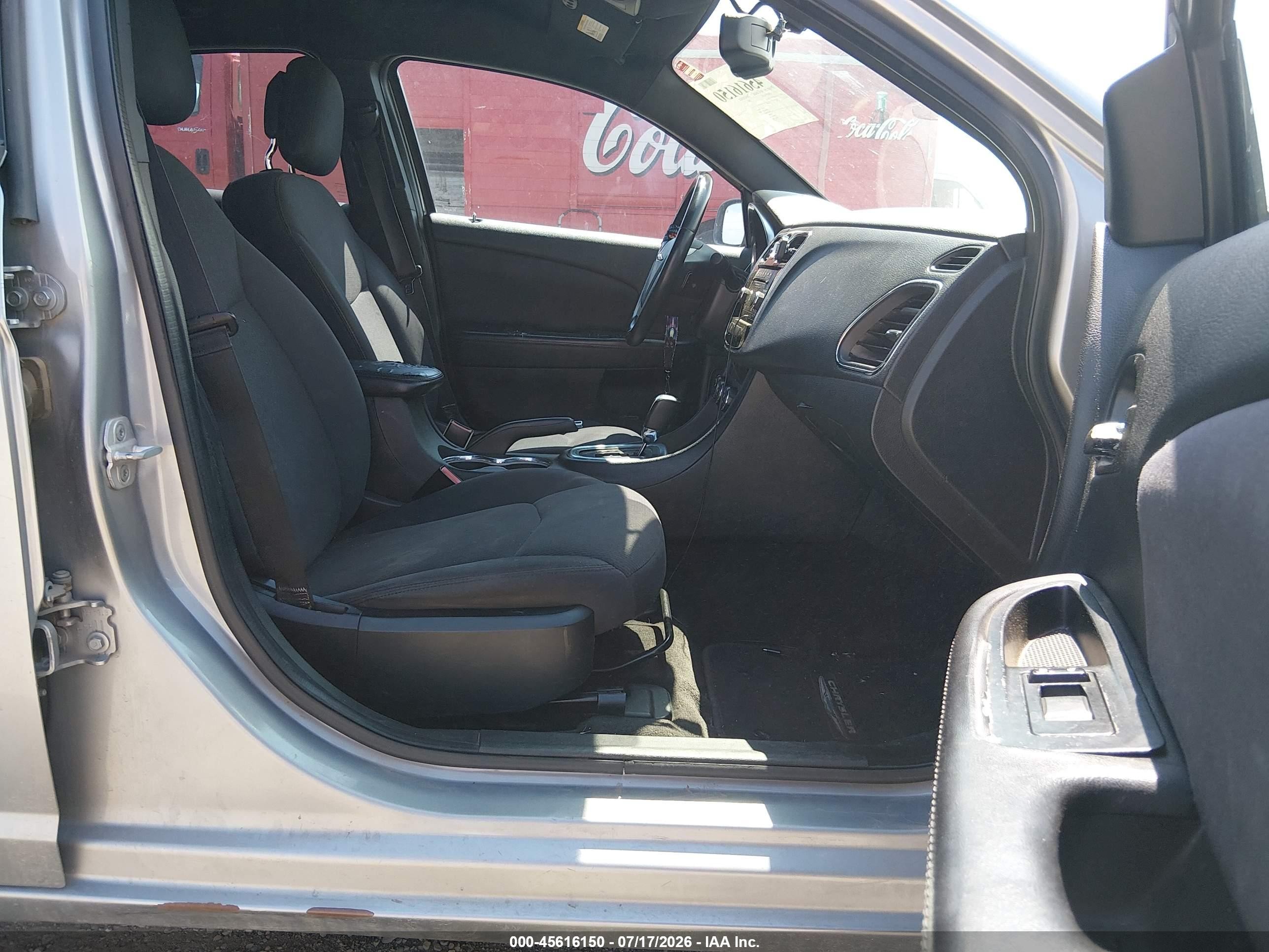 2013 Chrysler 200 Touring Silver vin: 1C3CCBBB7DN542448