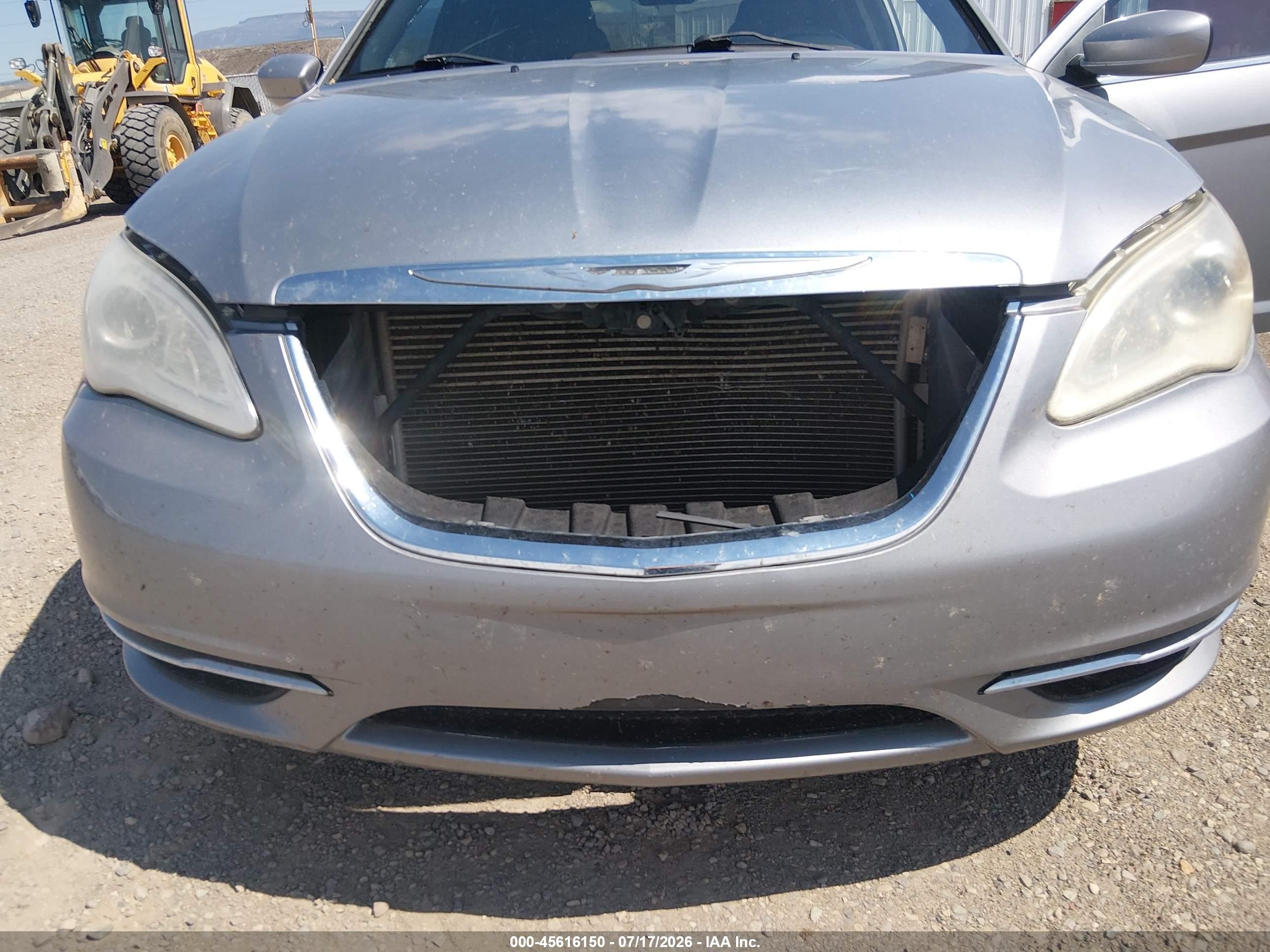 2013 Chrysler 200 Touring Silver vin: 1C3CCBBB7DN542448