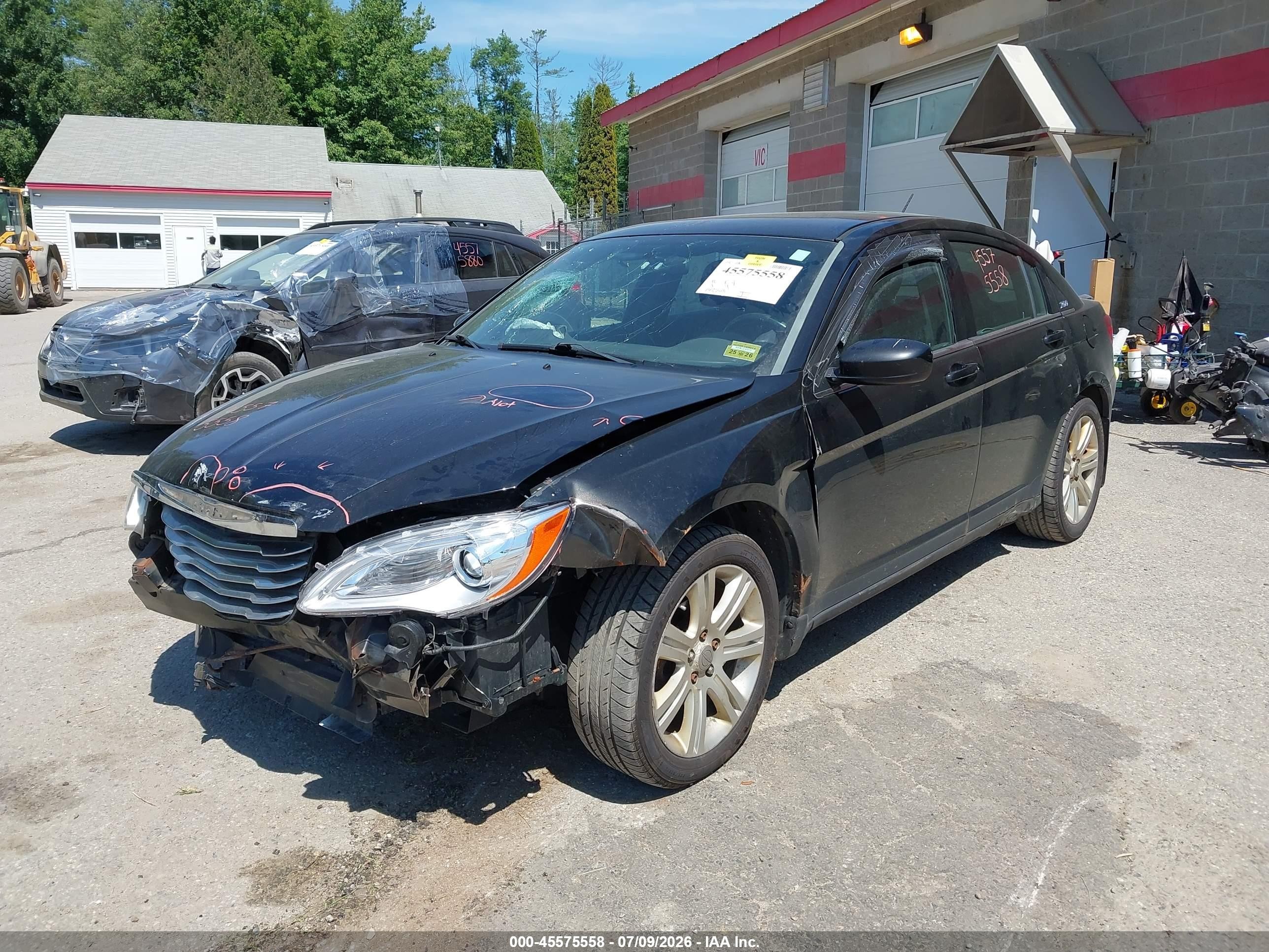 2013 Chrysler 200 Touring Черный vin: 1C3CCBBB7DN543678