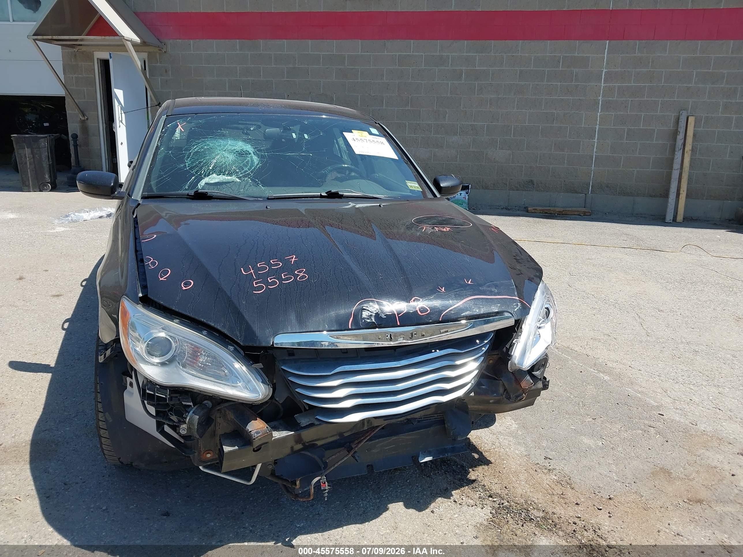 2013 Chrysler 200 Touring Черный vin: 1C3CCBBB7DN543678