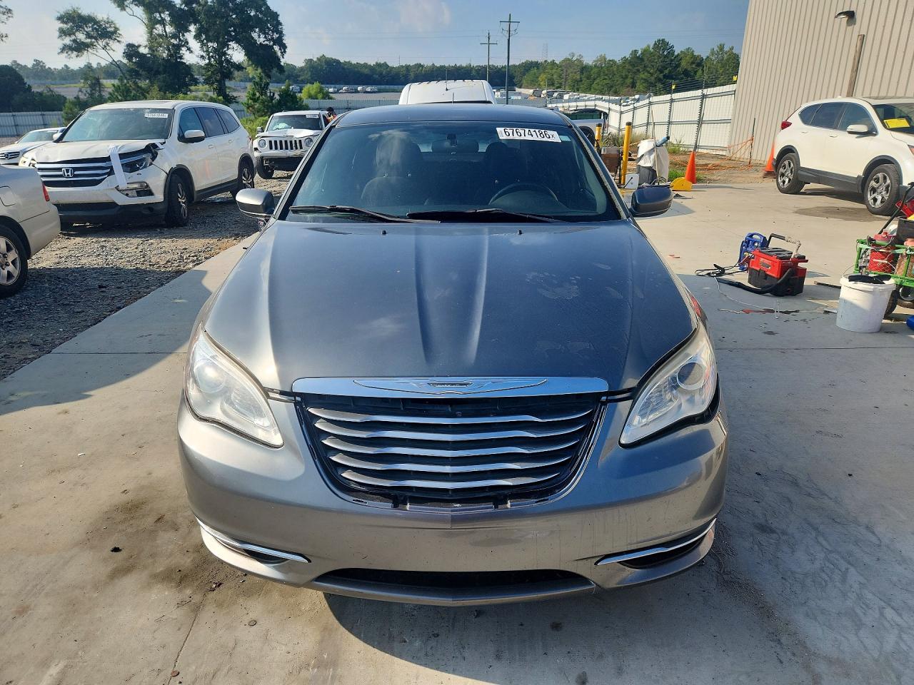 2013 Chrysler 200 Touring Серый vin: 1C3CCBBB7DN570976