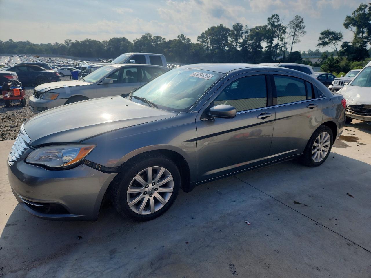 2013 Chrysler 200 Touring Gray vin: 1C3CCBBB7DN570976