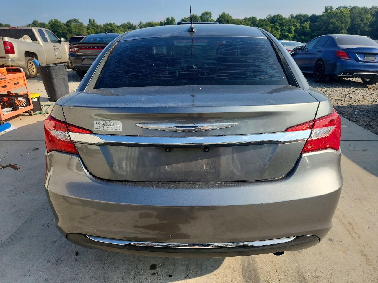 2013 Chrysler 200 Touring Серый vin: 1C3CCBBB7DN570976