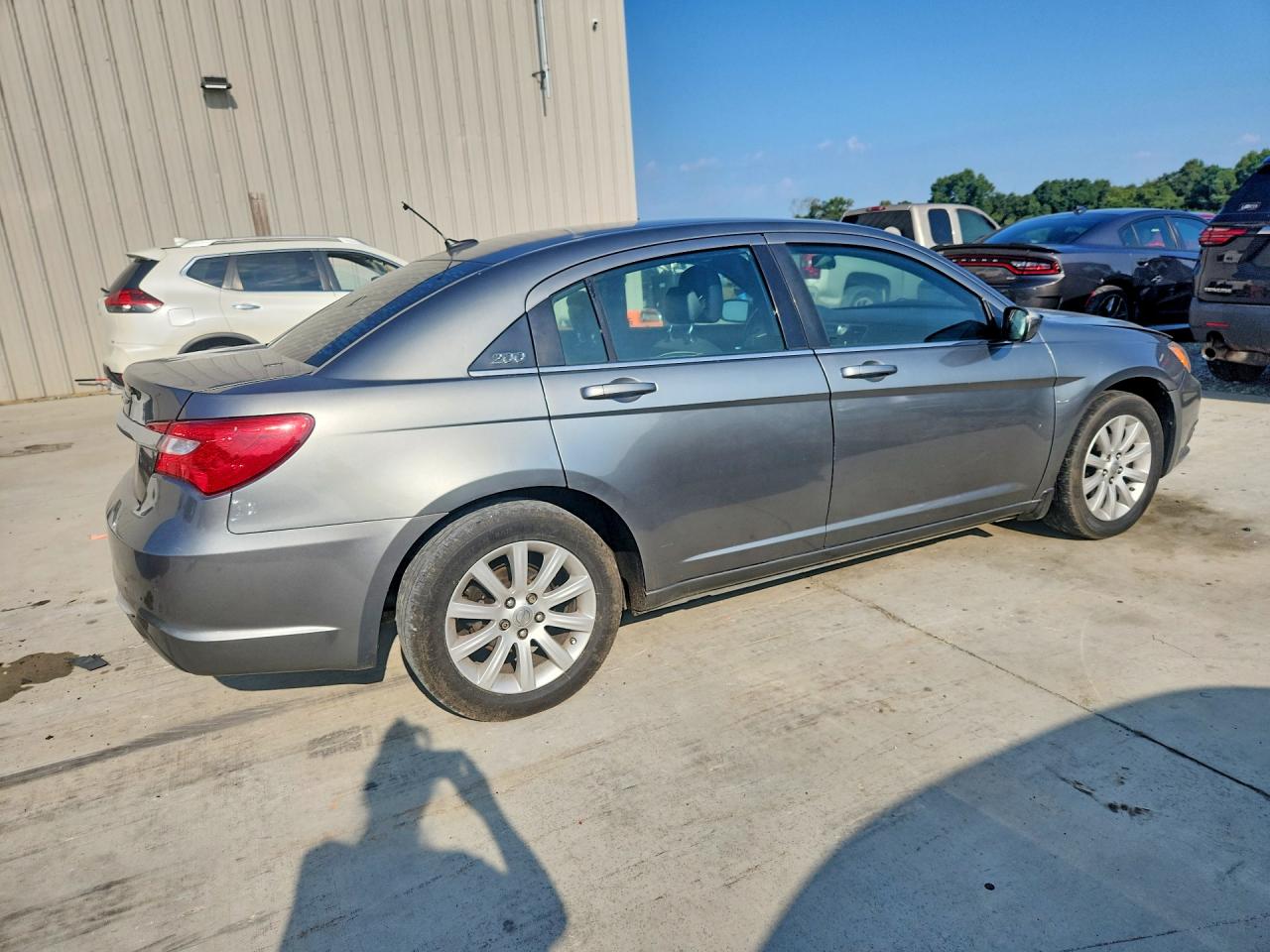 2013 Chrysler 200 Touring Серый vin: 1C3CCBBB7DN570976