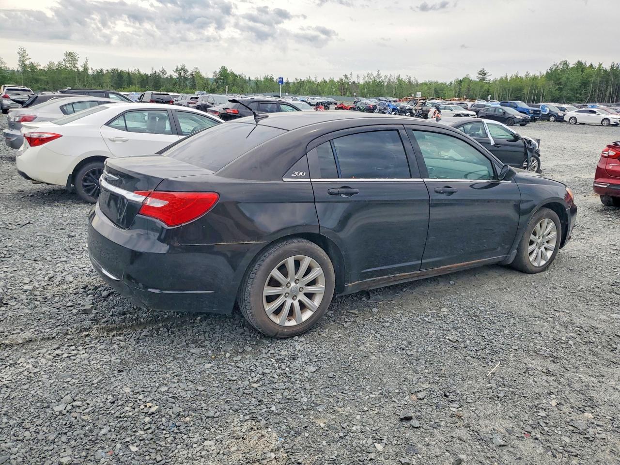 2014 Chrysler 200 Touring Black vin: 1C3CCBBB7EN101114