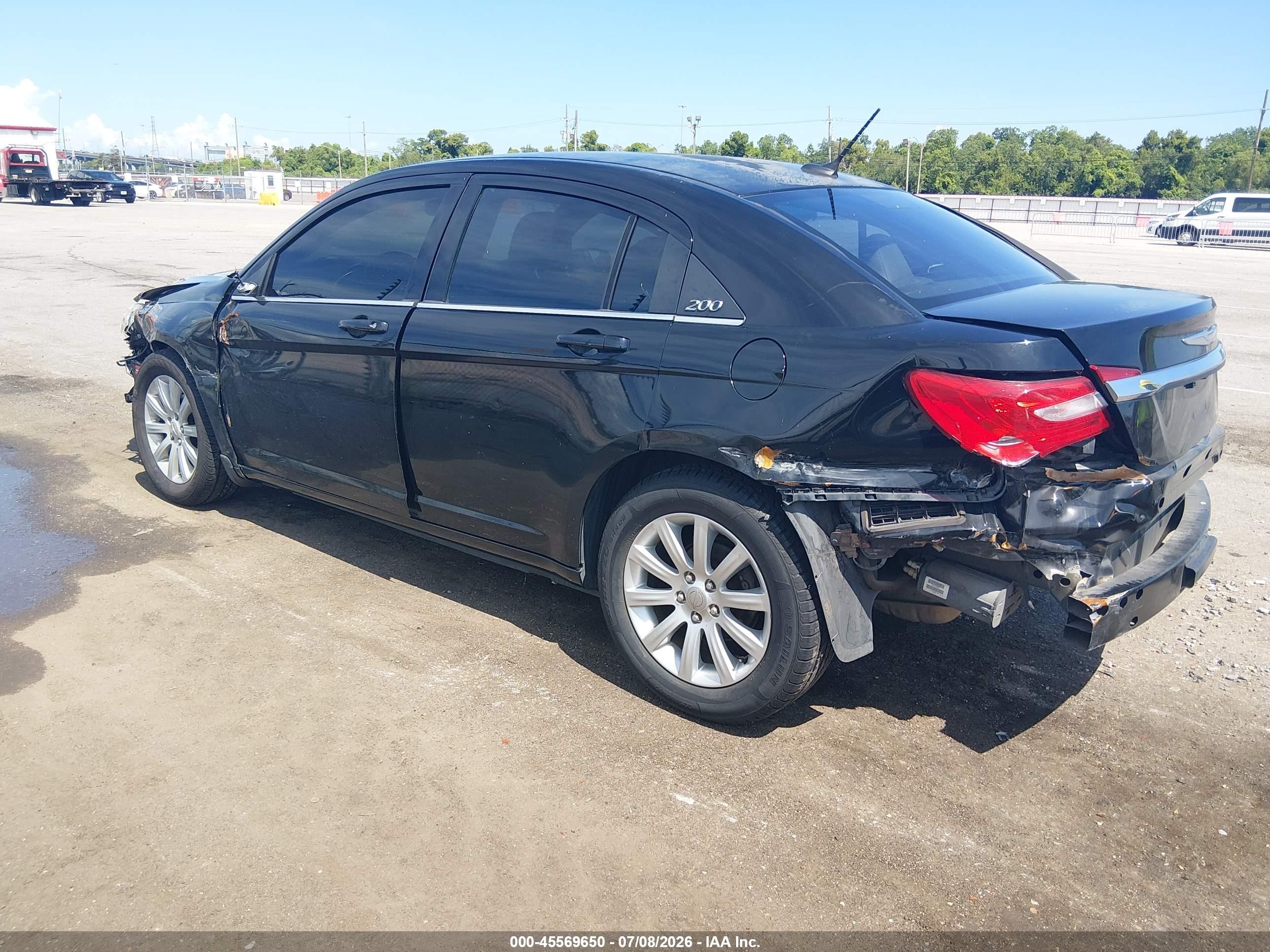 2014 Chrysler 200 Touring Black vin: 1C3CCBBB7EN183717