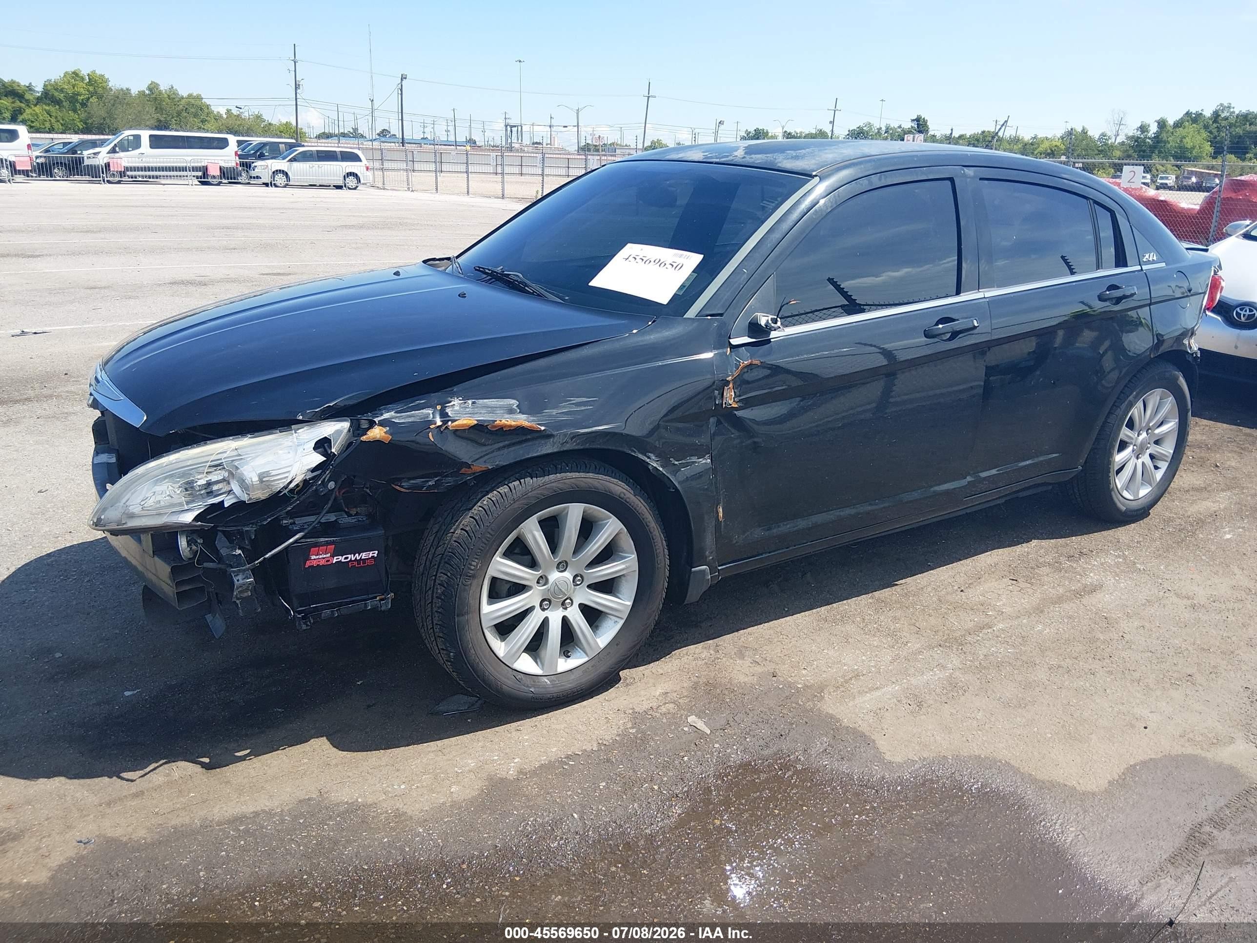 2014 Chrysler 200 Touring Black vin: 1C3CCBBB7EN183717