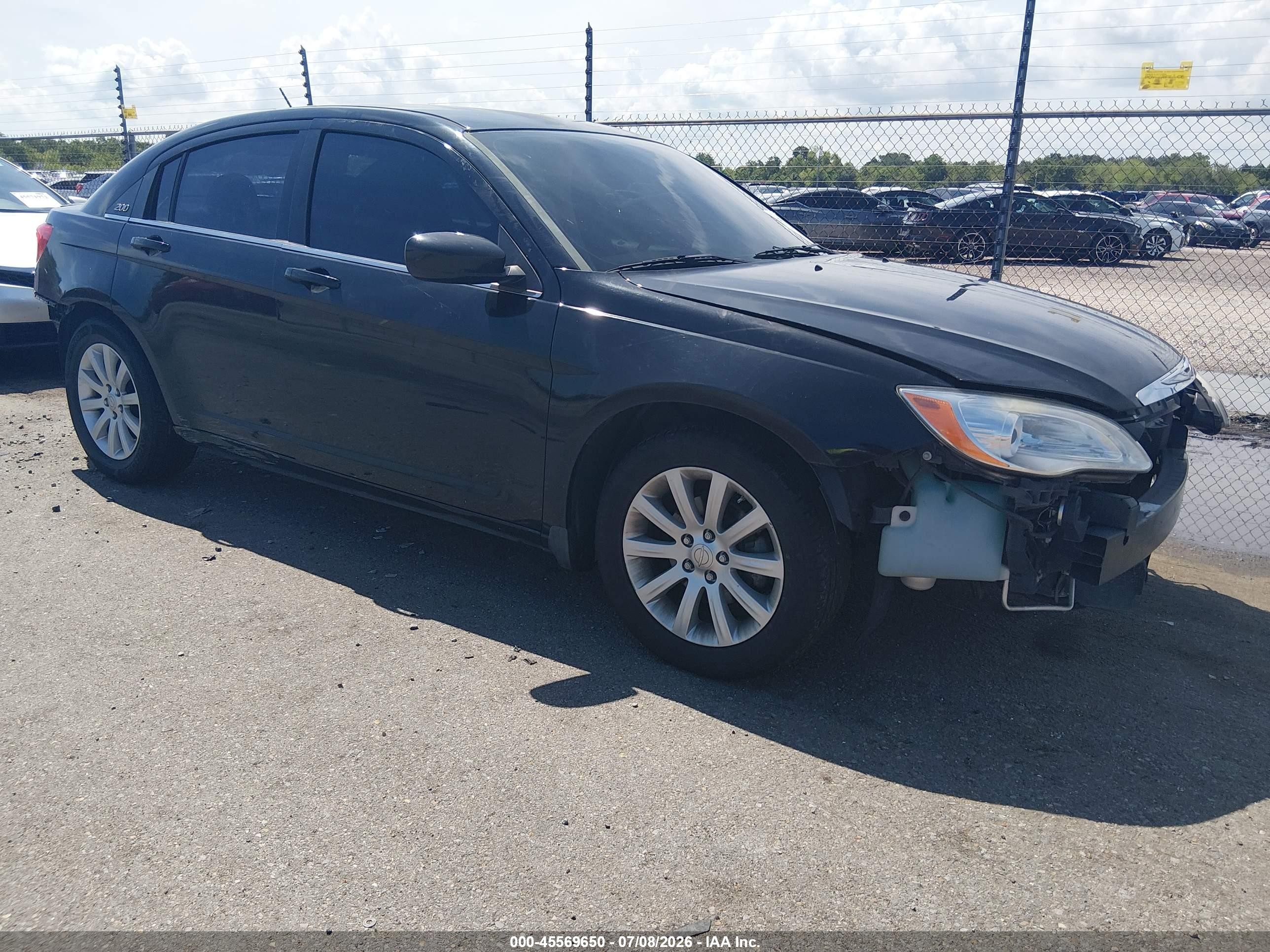 2014 Chrysler 200 Touring Black vin: 1C3CCBBB7EN183717