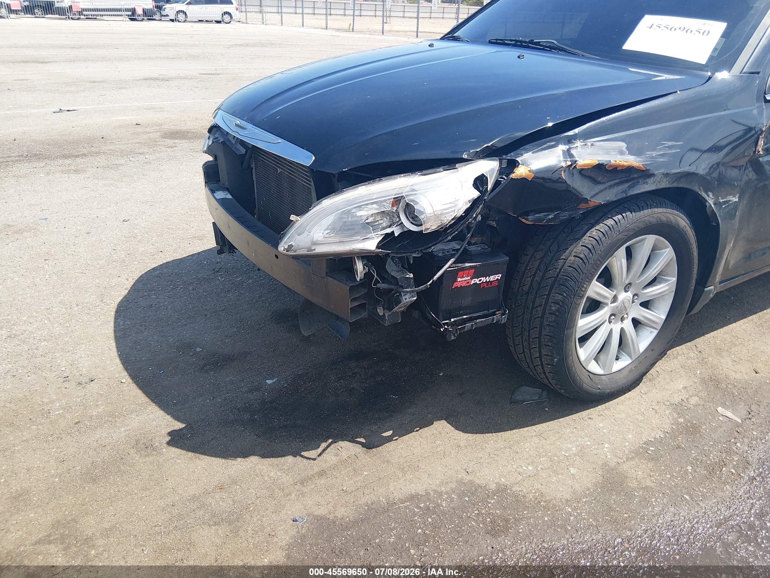 2014 Chrysler 200 Touring Black vin: 1C3CCBBB7EN183717