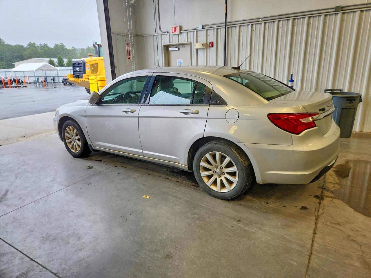 2012 Chrysler 200 Touring Silver vin: 1C3CCBBB8CN209948