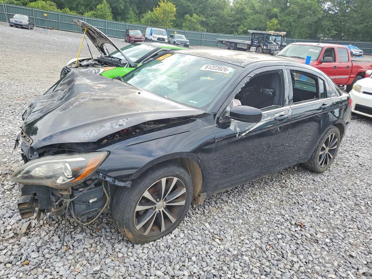 2013 Chrysler 200 Black vin: 1C3CCBBB8DN570100