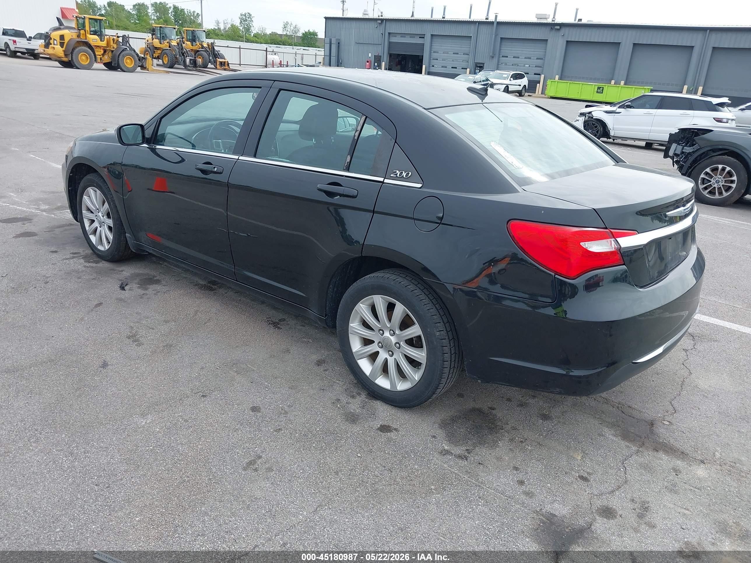 2013 Chrysler 200 Touring Черный vin: 1C3CCBBB8DN574373