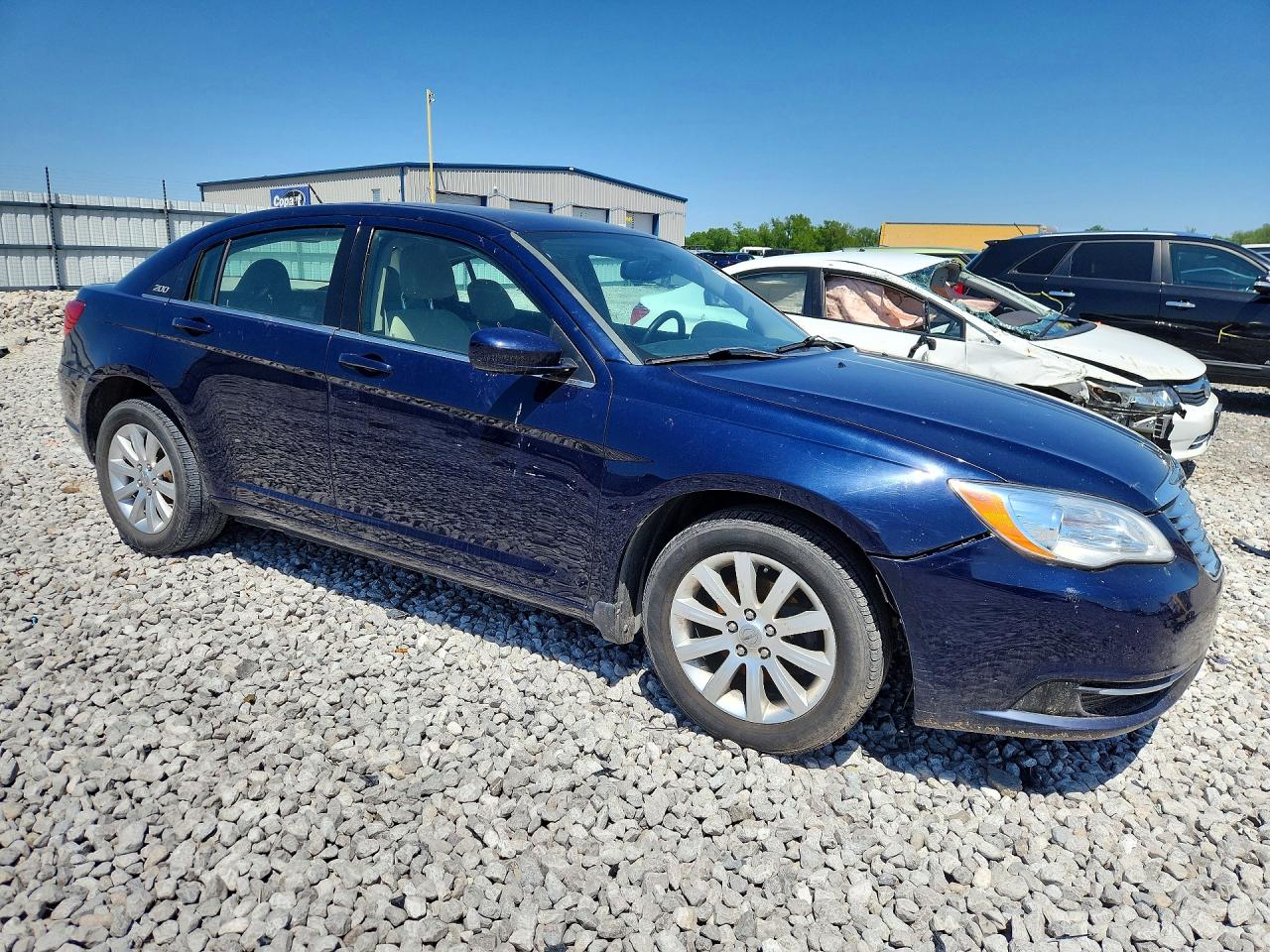 2013 Chrysler 200 Touring Blue vin: 1C3CCBBB8DN597197