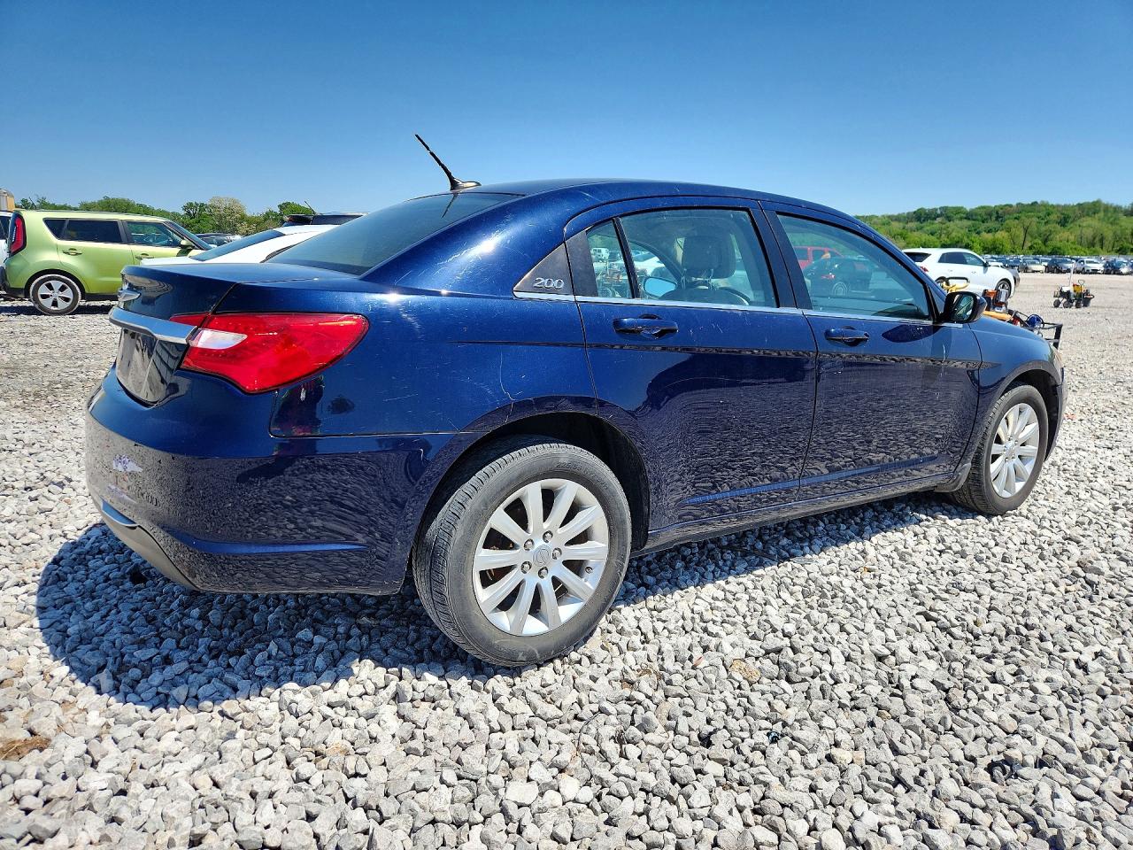 2013 Chrysler 200 Touring Blue vin: 1C3CCBBB8DN597197