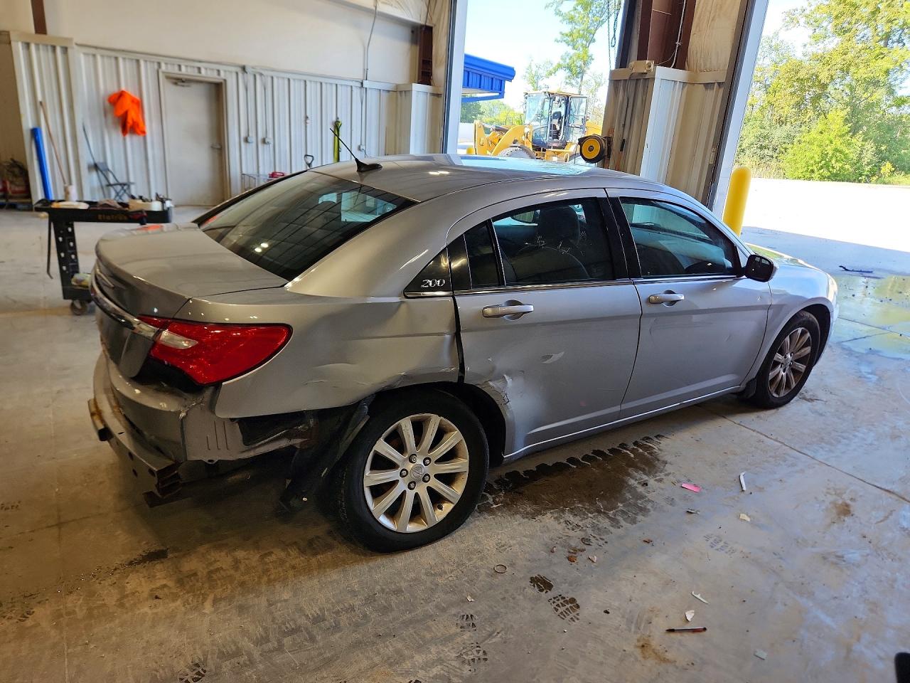 2013 Chrysler 200 Touring Gray vin: 1C3CCBBB8DN617206