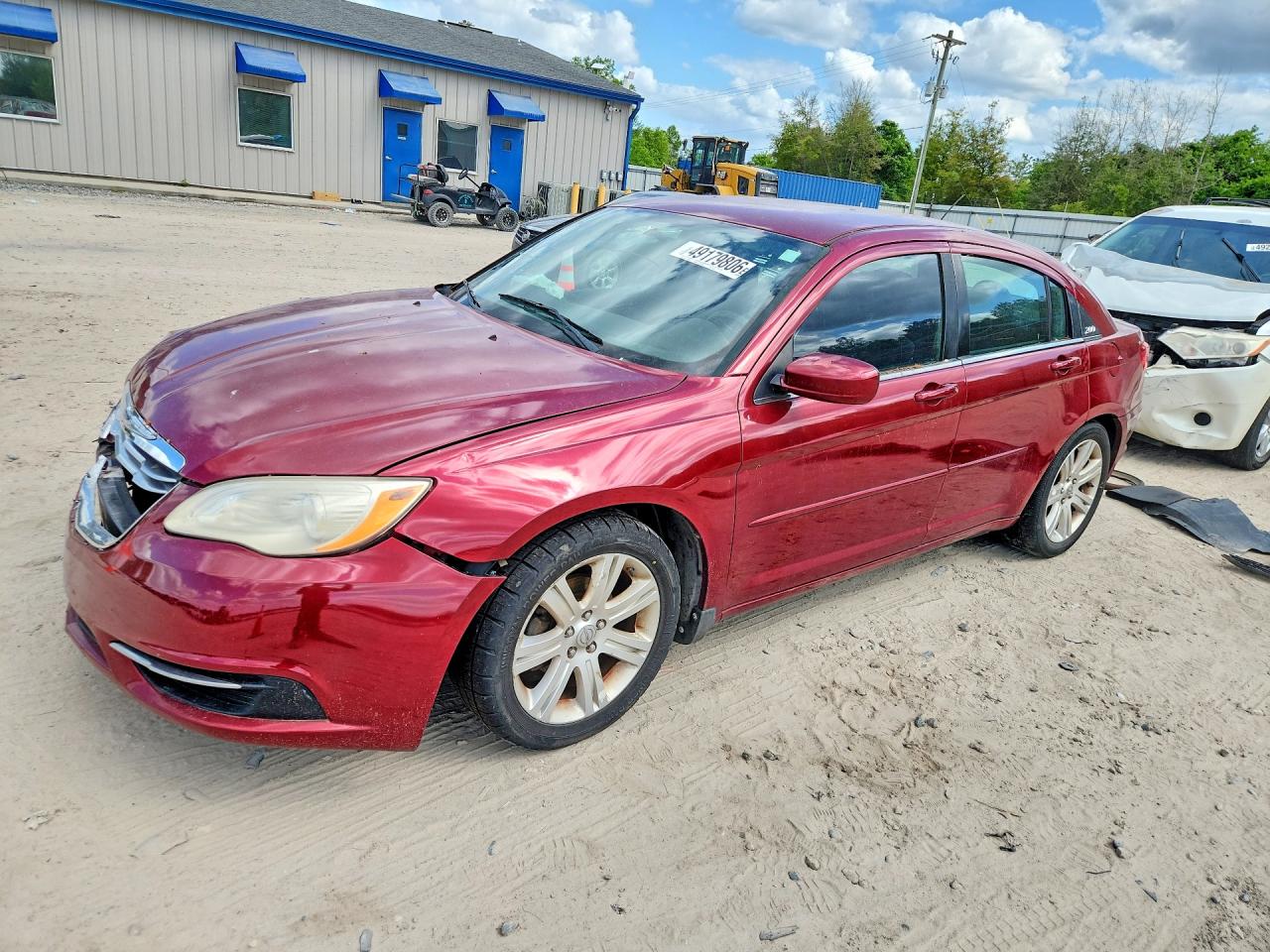 2013 Chrysler 200 Touring Burgundy vin: 1C3CCBBB8DN656510