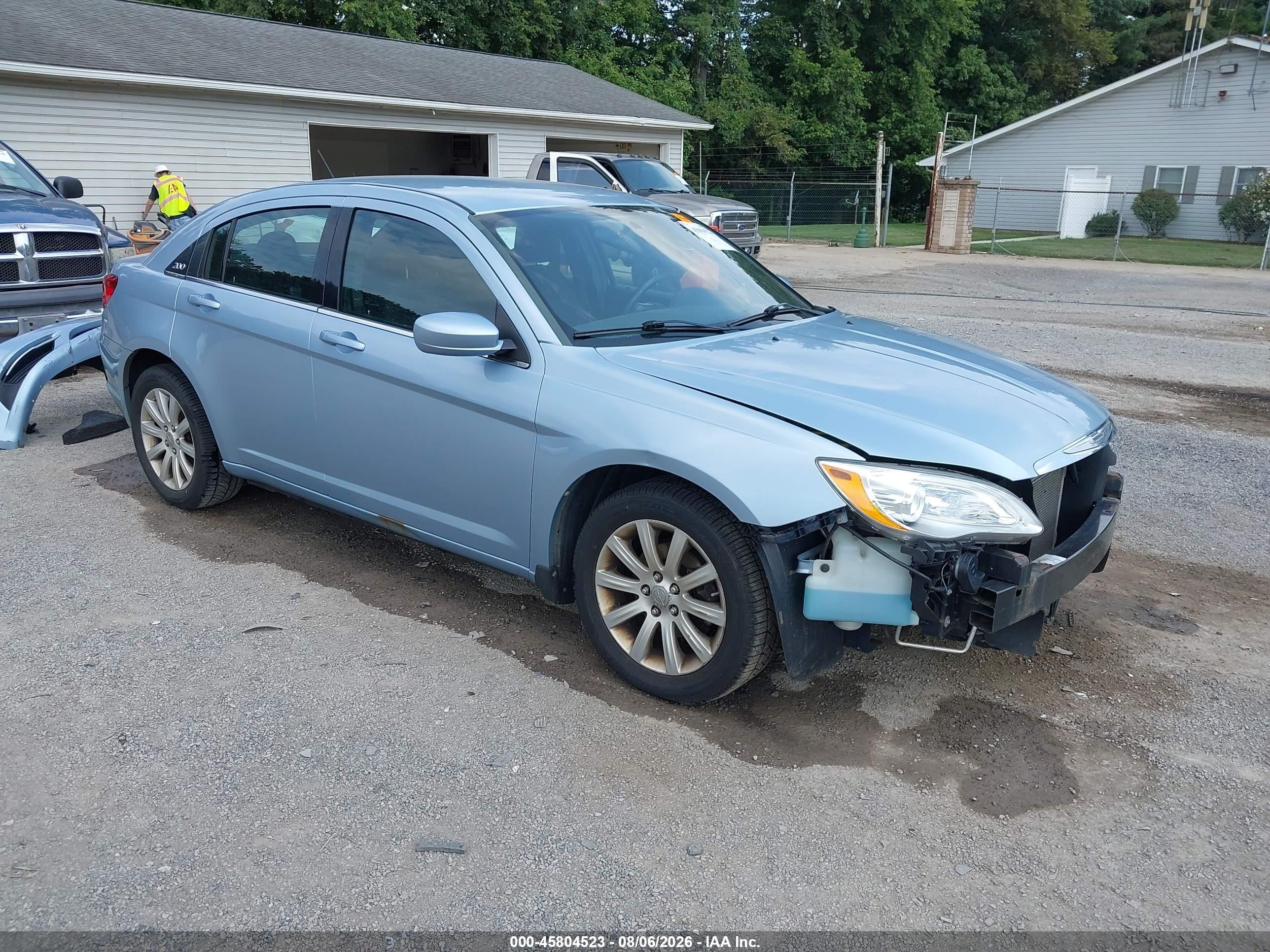 2013 Chrysler 200 Touring Blue vin: 1C3CCBBB8DN743968
