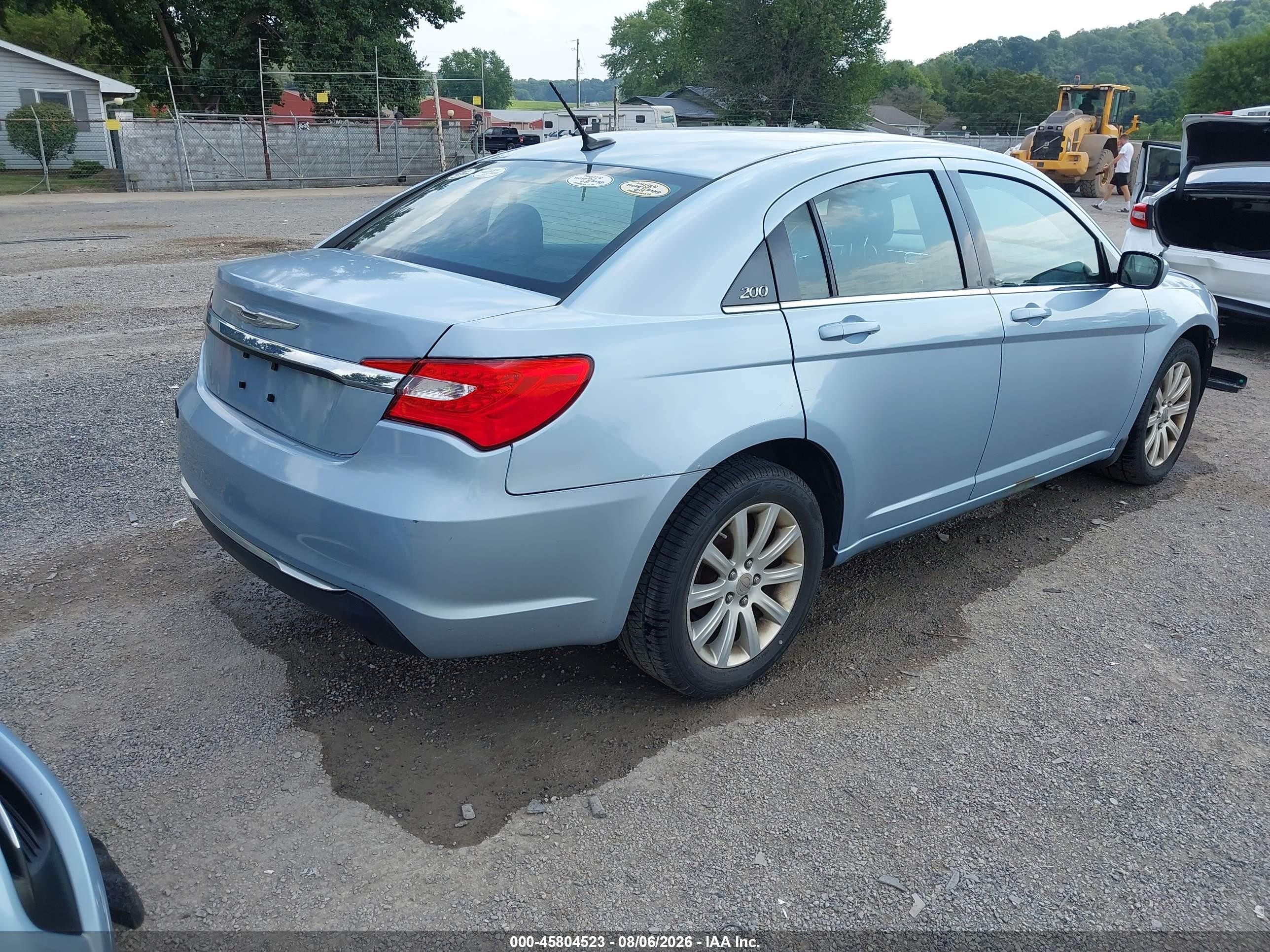 2013 Chrysler 200 Touring Blue vin: 1C3CCBBB8DN743968