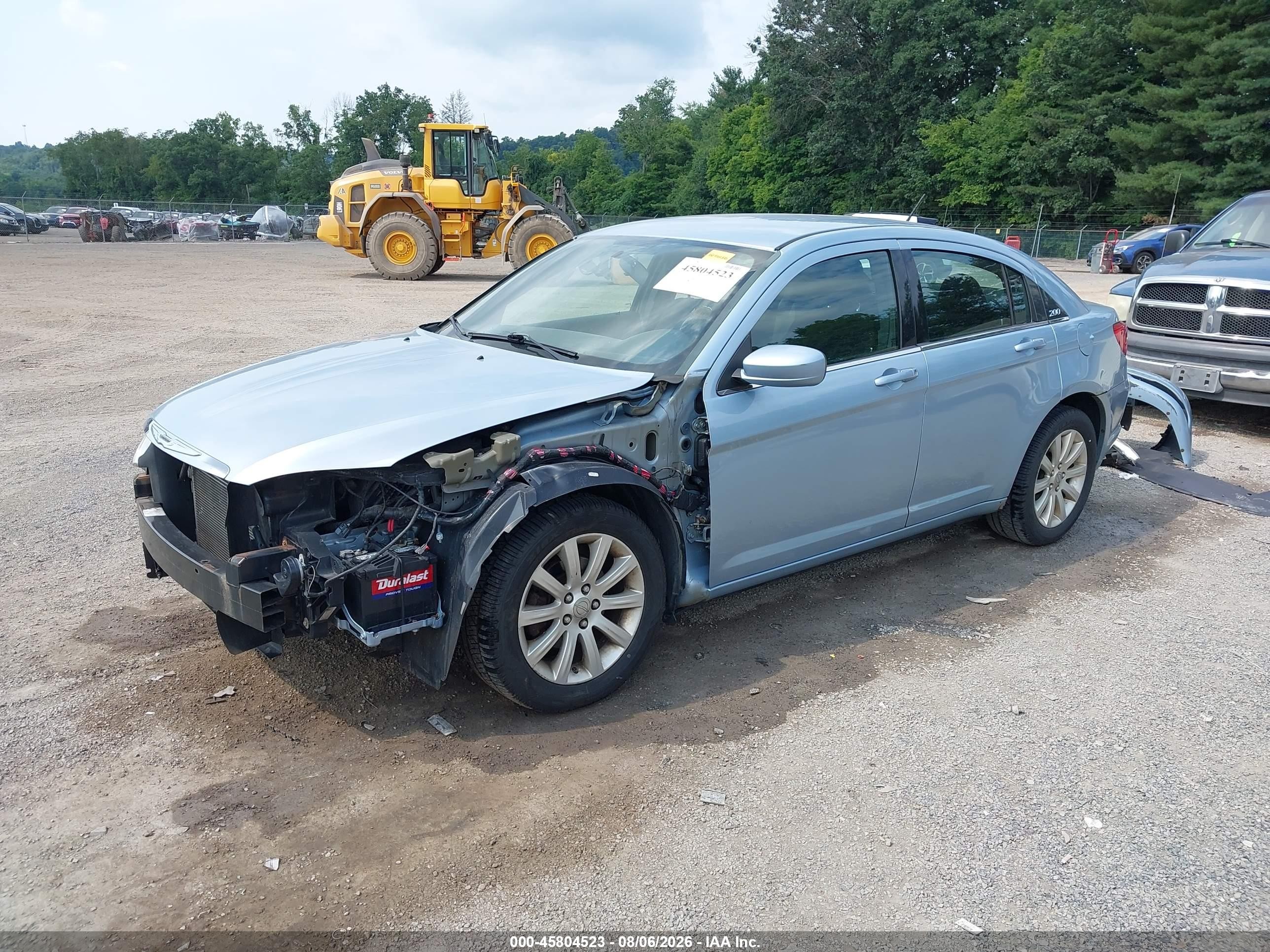 2013 Chrysler 200 Touring Blue vin: 1C3CCBBB8DN743968