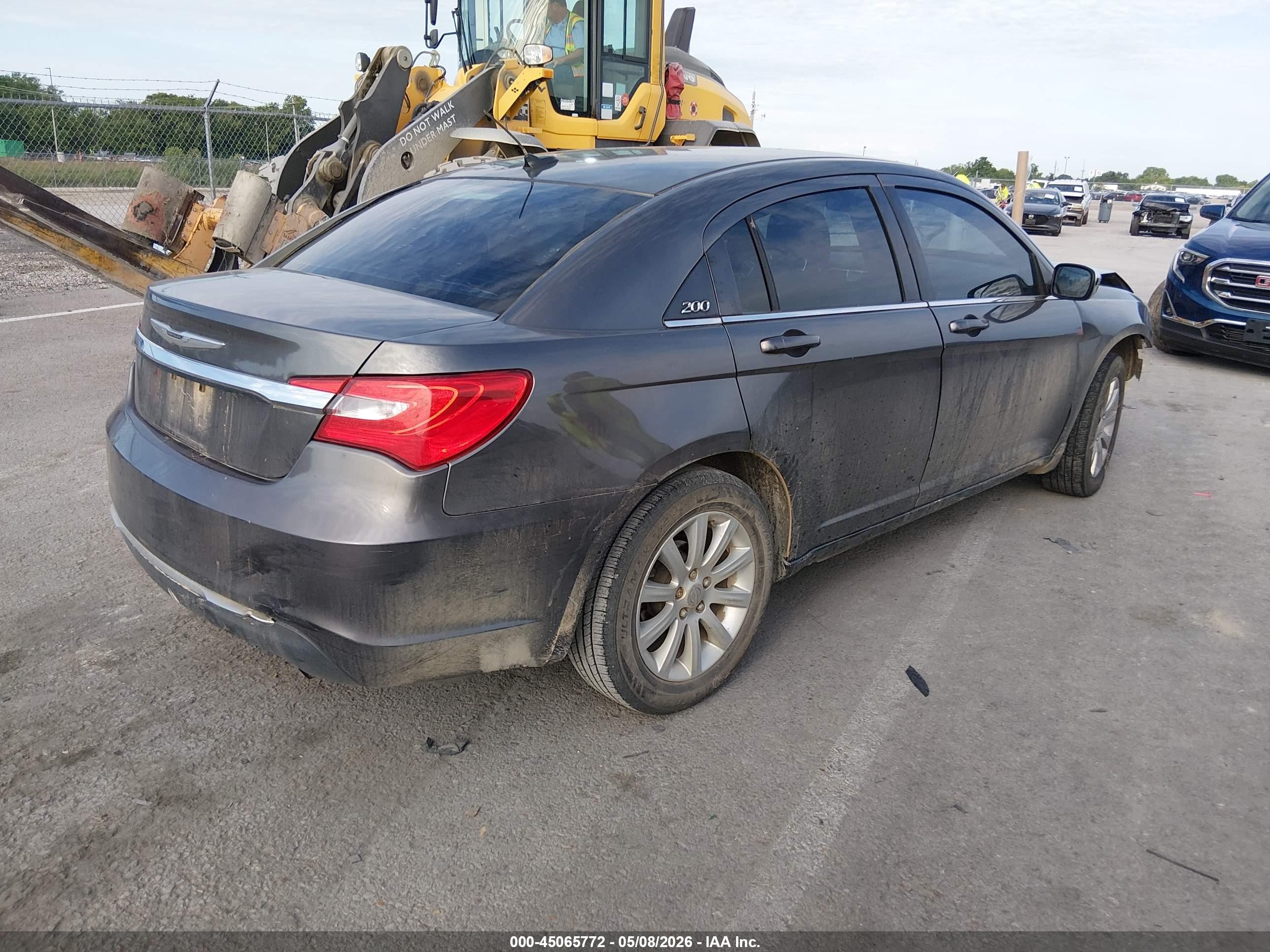 2014 Chrysler 200 Touring Gray vin: 1C3CCBBB8EN177215