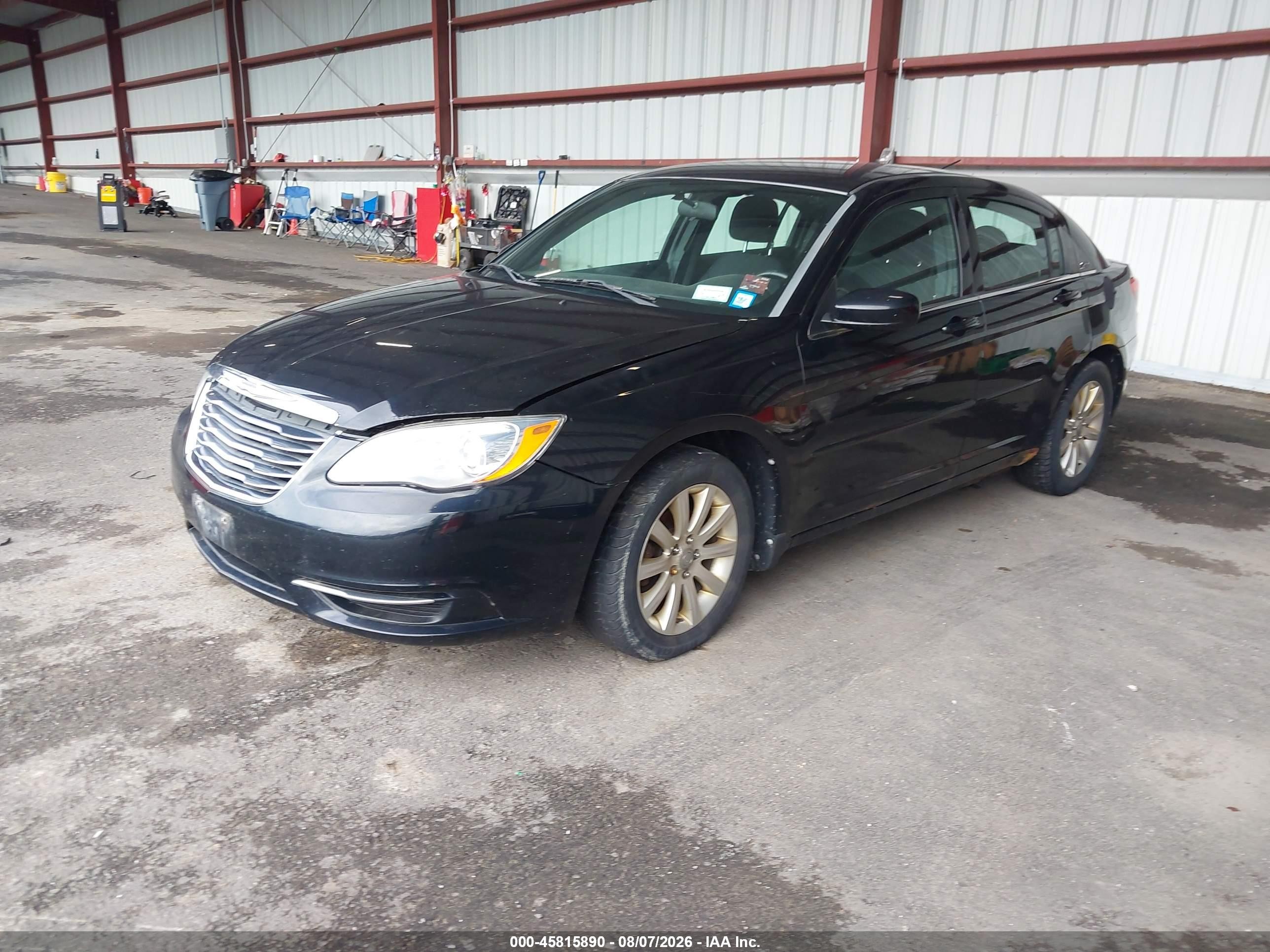 2012 Chrysler 200 Touring Черный vin: 1C3CCBBB9CN190813