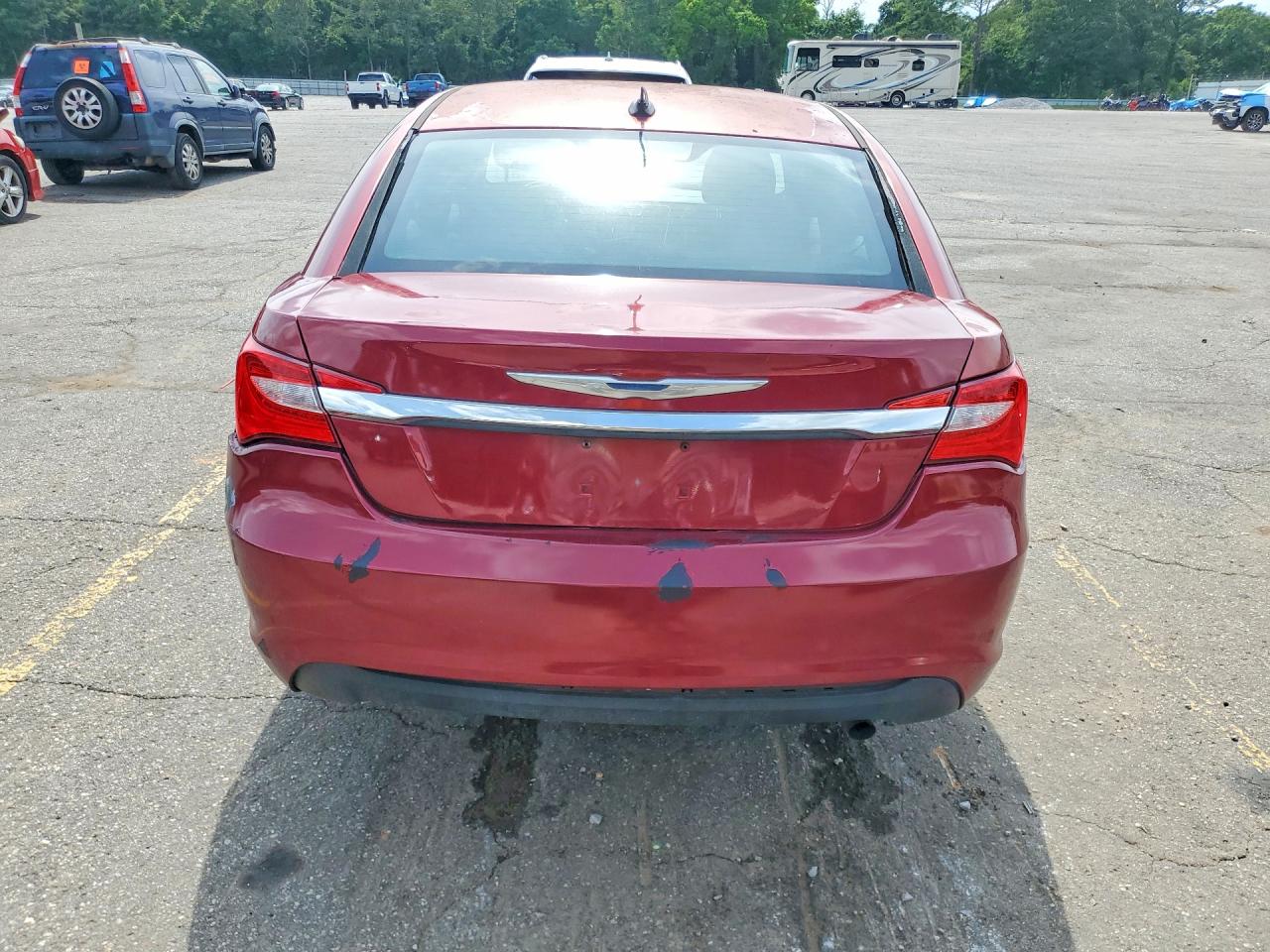 2012 Chrysler 200 Touring Maroon vin: 1C3CCBBB9CN301859