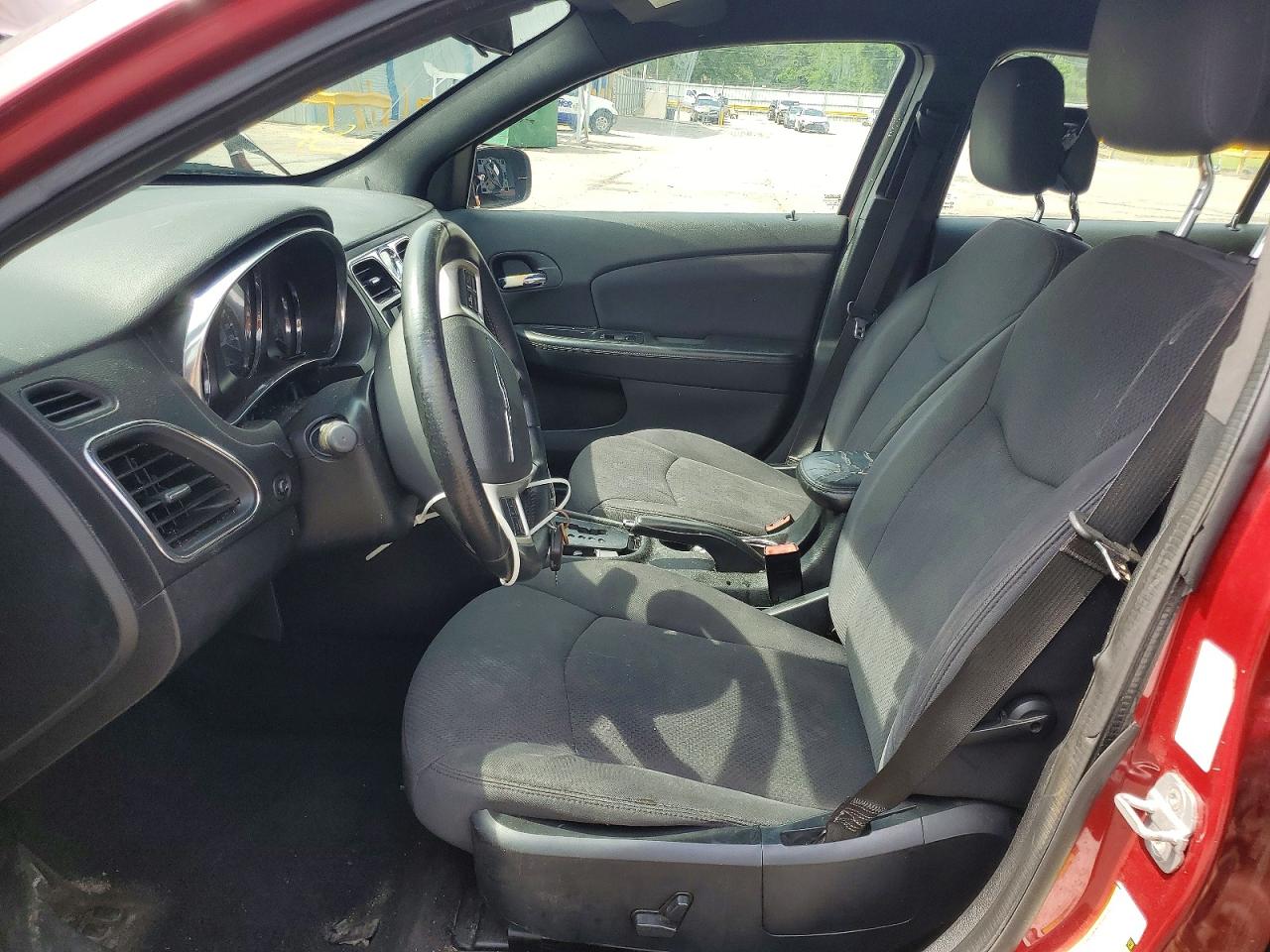 2012 Chrysler 200 Touring Maroon vin: 1C3CCBBB9CN301859