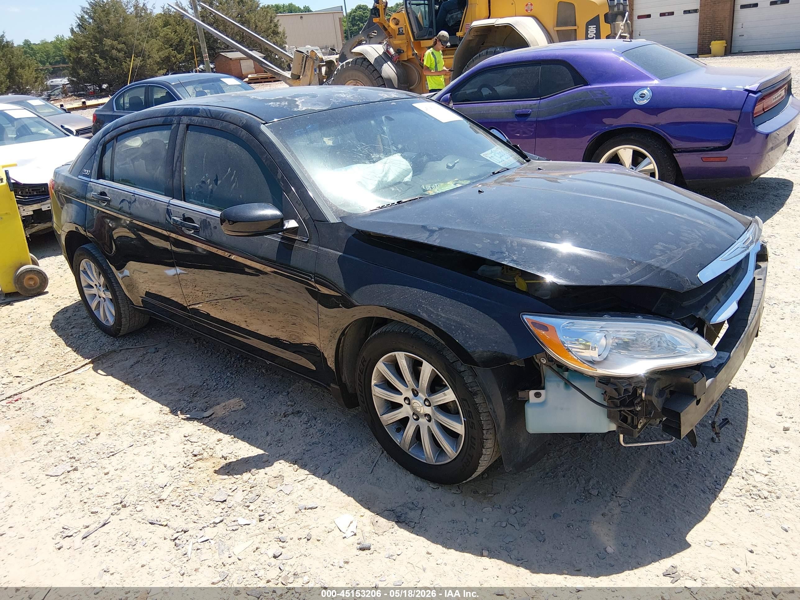 2013 Chrysler 200 Touring Черный vin: 1C3CCBBB9DN545321