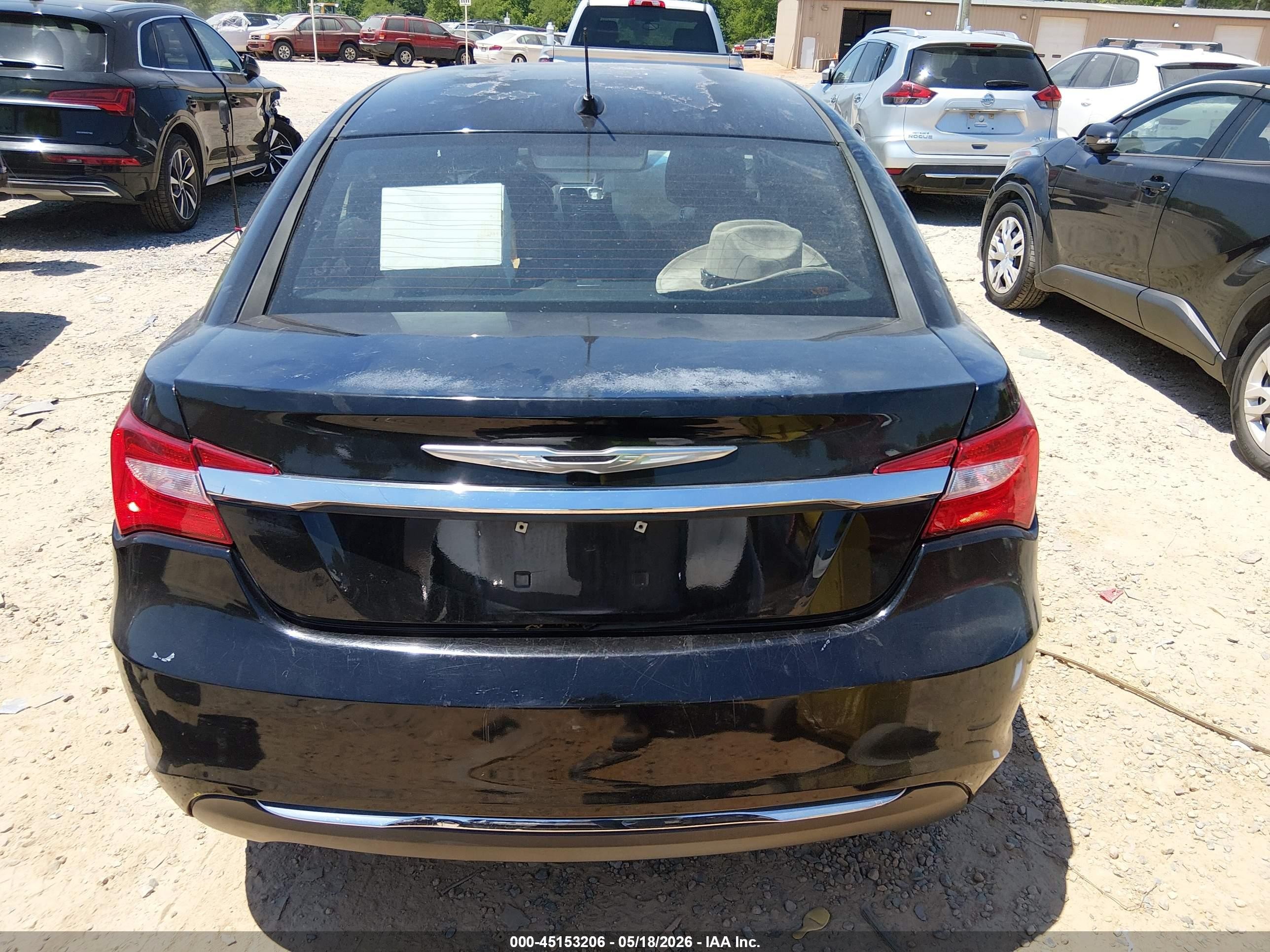 2013 Chrysler 200 Touring Черный vin: 1C3CCBBB9DN545321