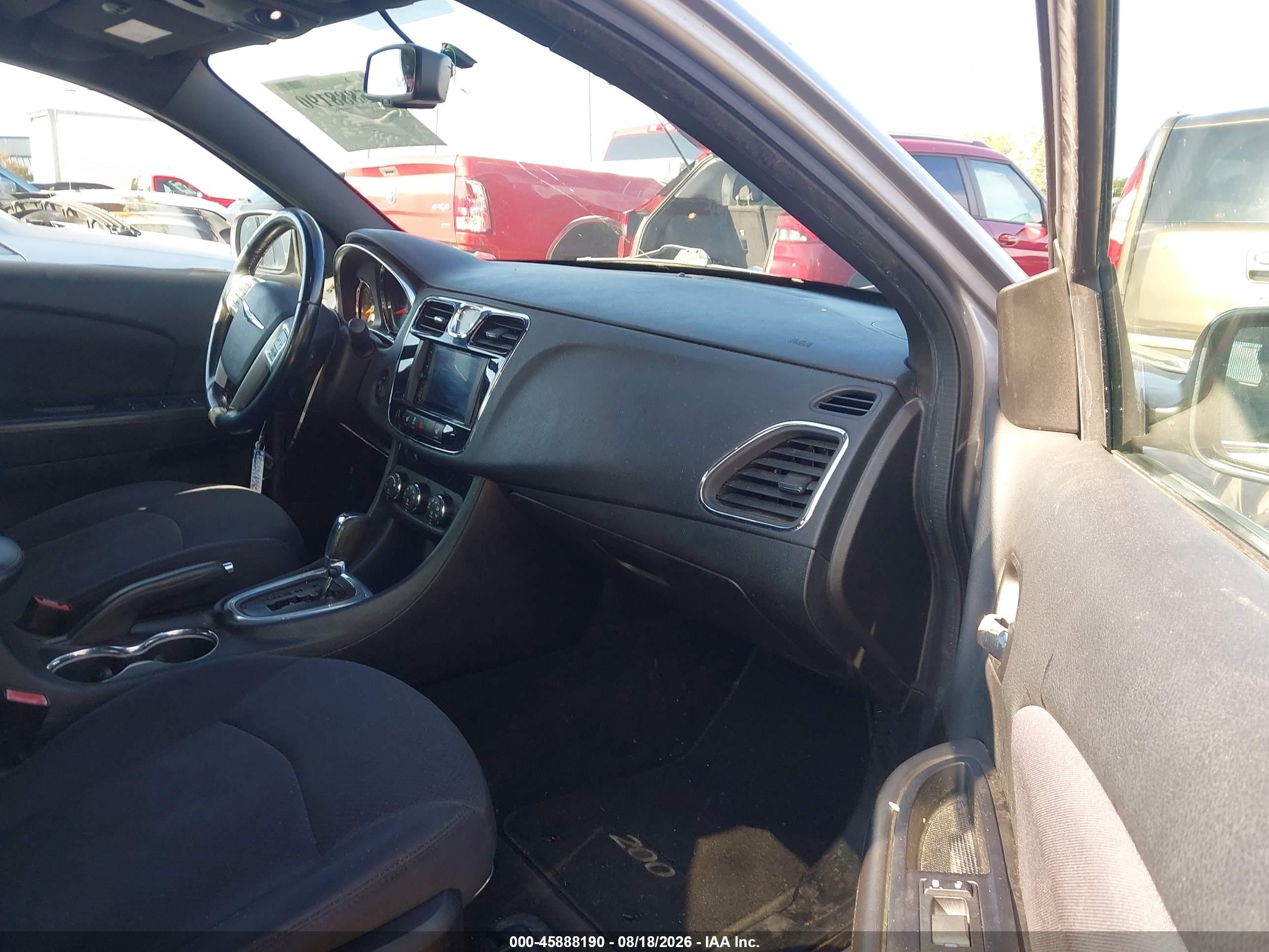 2013 Chrysler 200 Touring Silver vin: 1C3CCBBB9DN578481
