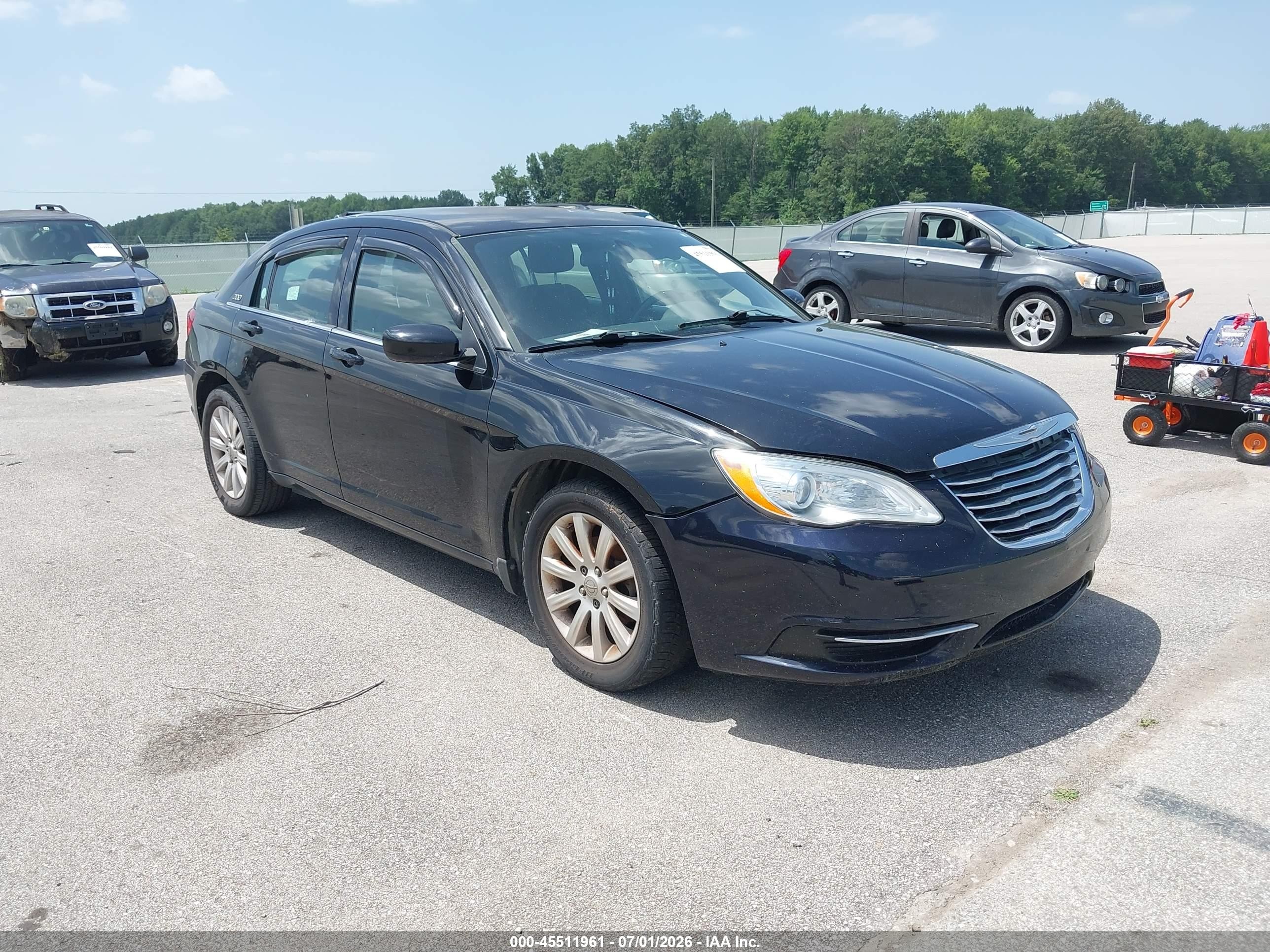 2013 Chrysler 200 Touring Black vin: 1C3CCBBB9DN579968